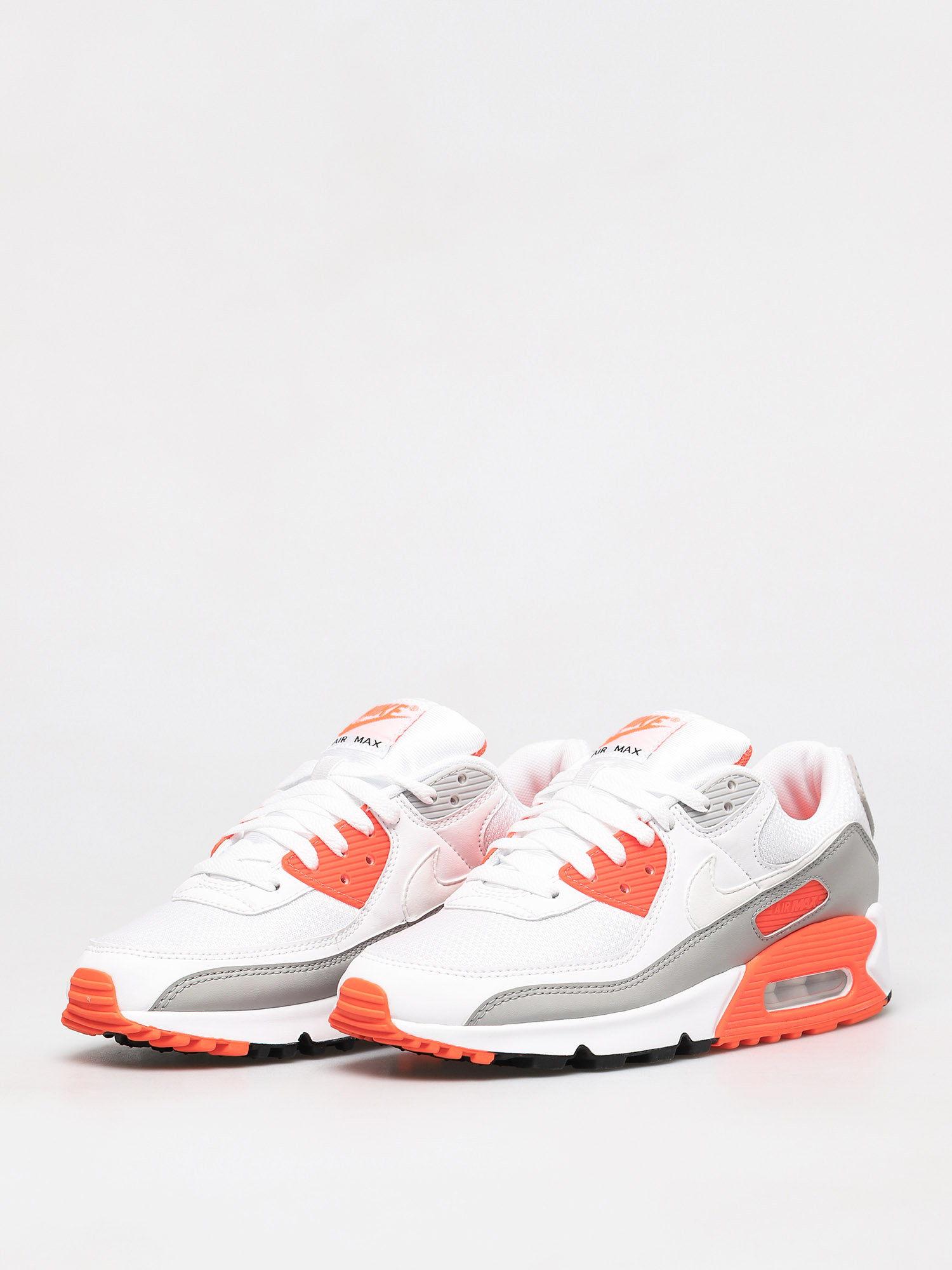 Buty Nike Air Max 90 (white/white hyper orange lt smoke grey)