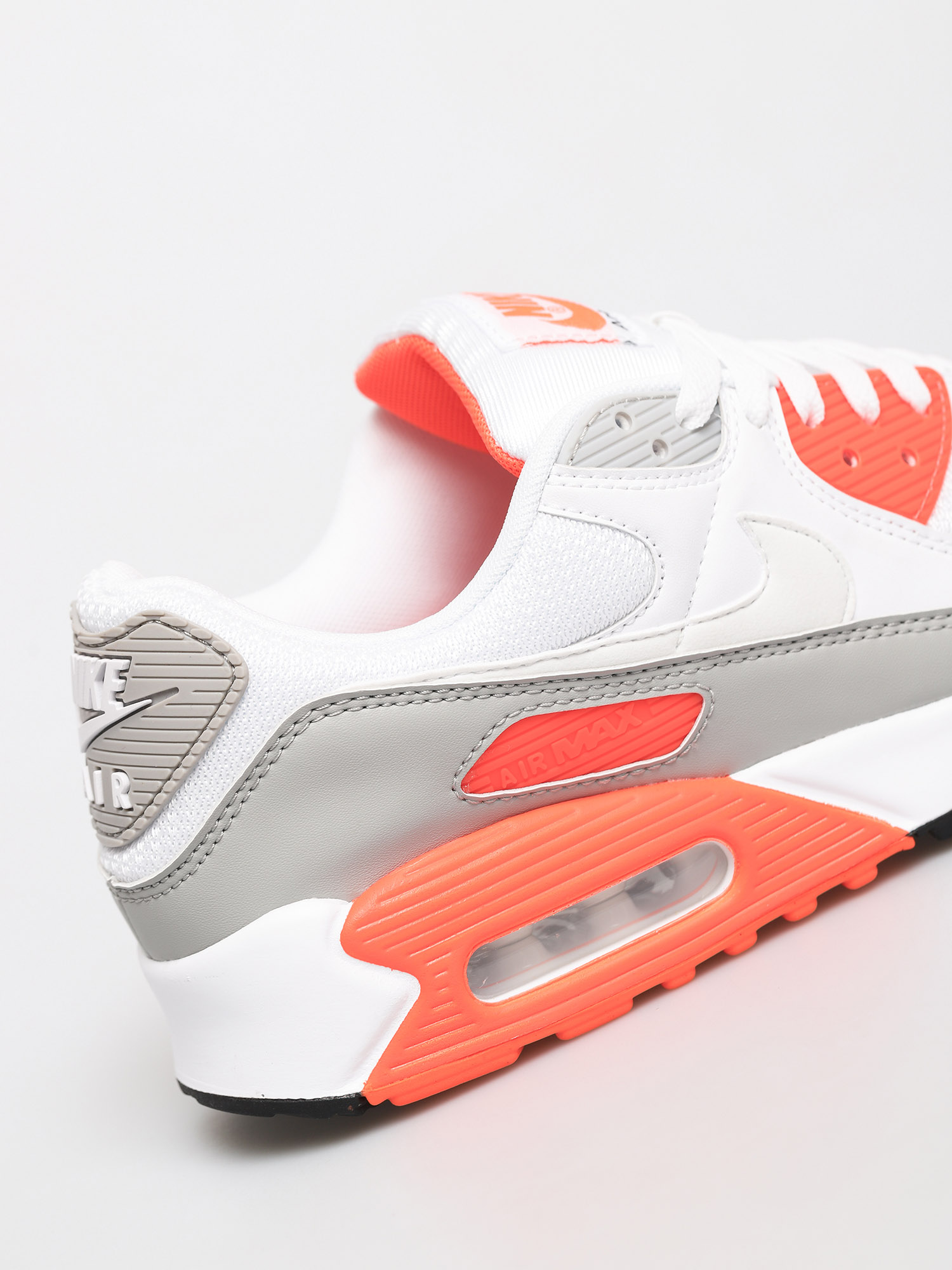 Buty Nike Air Max 90 (white/white hyper orange lt smoke grey)