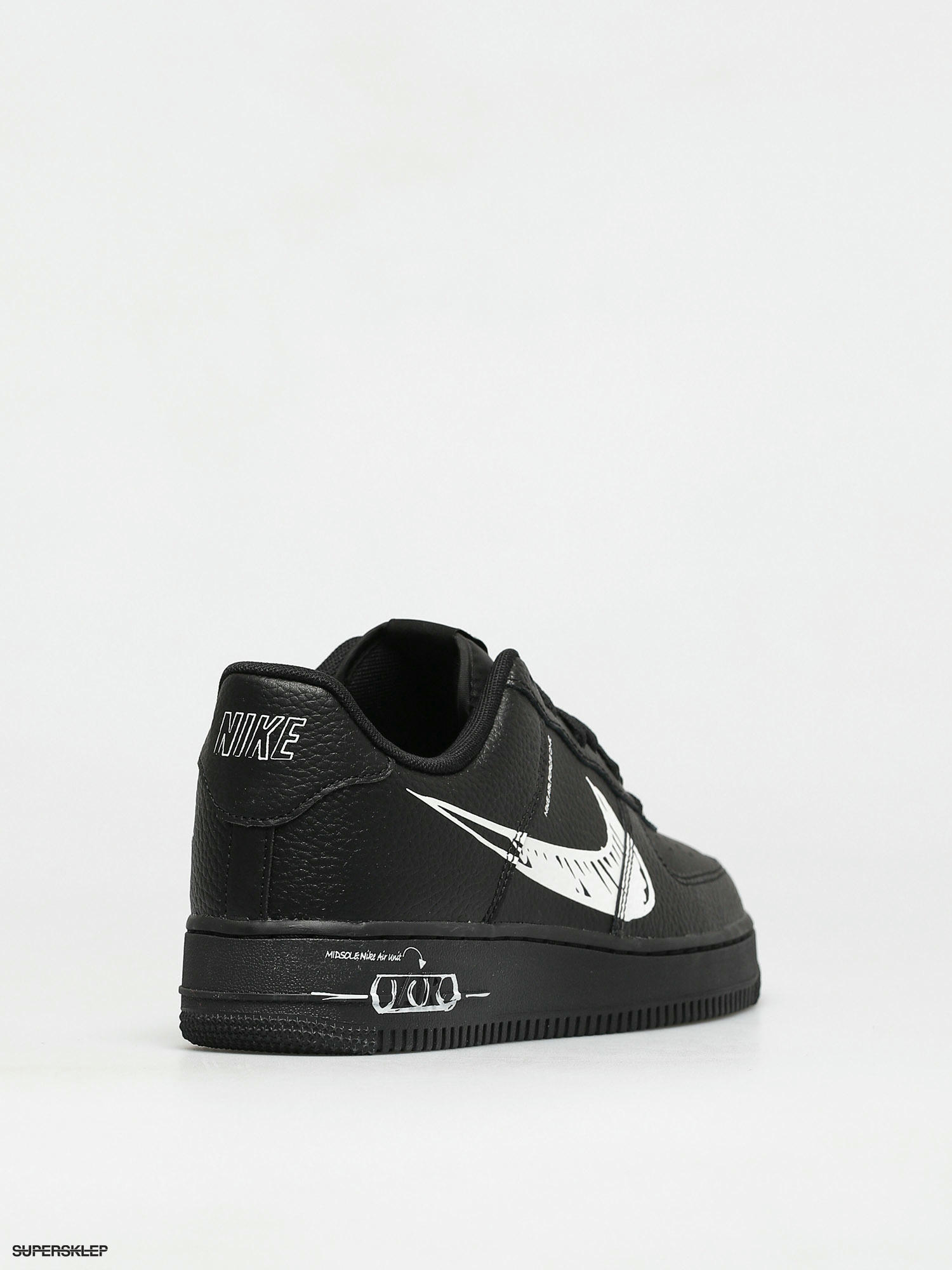 Buty męskie Nike Air Force 1 '07 LV8 White/ Black-White