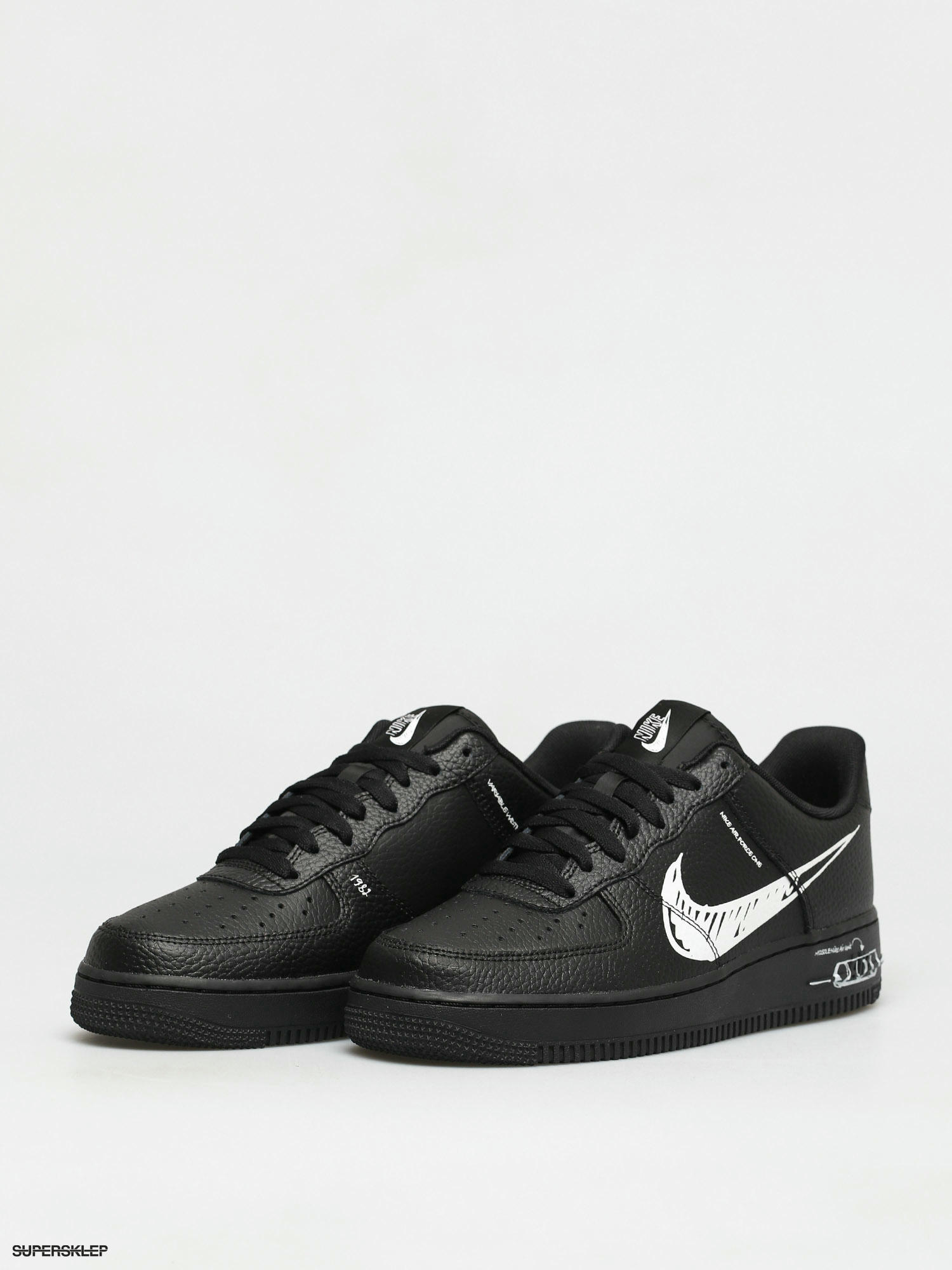 Buty męskie Nike Air Force 1 '07 LV8 White/ Black-White