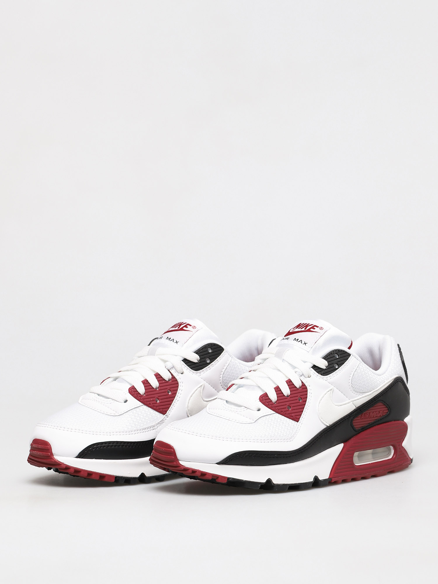 Buty Nike Air Max 90 (white/white new maroon black)