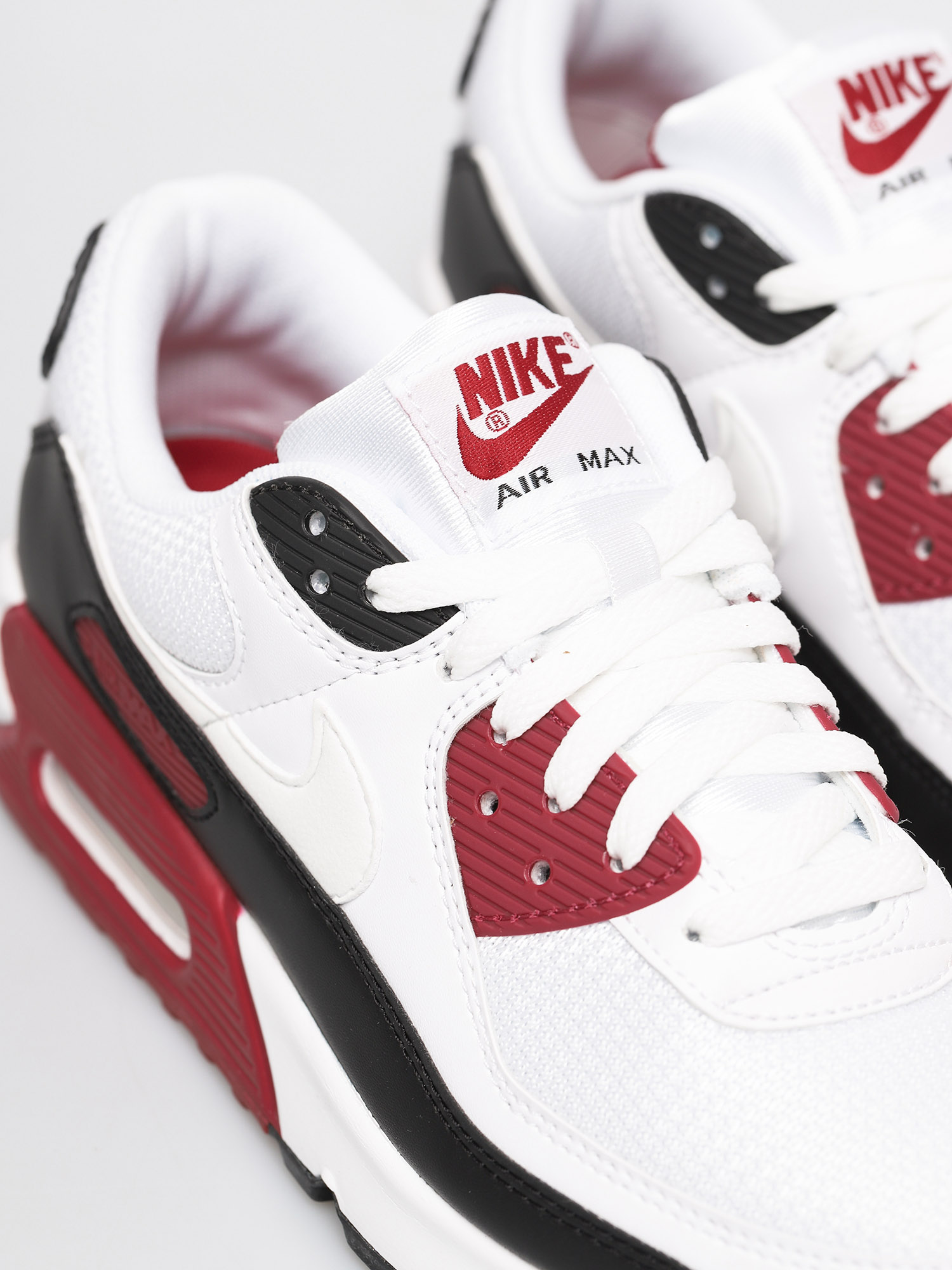 Buty Nike Air Max 90 (white/white new maroon black)