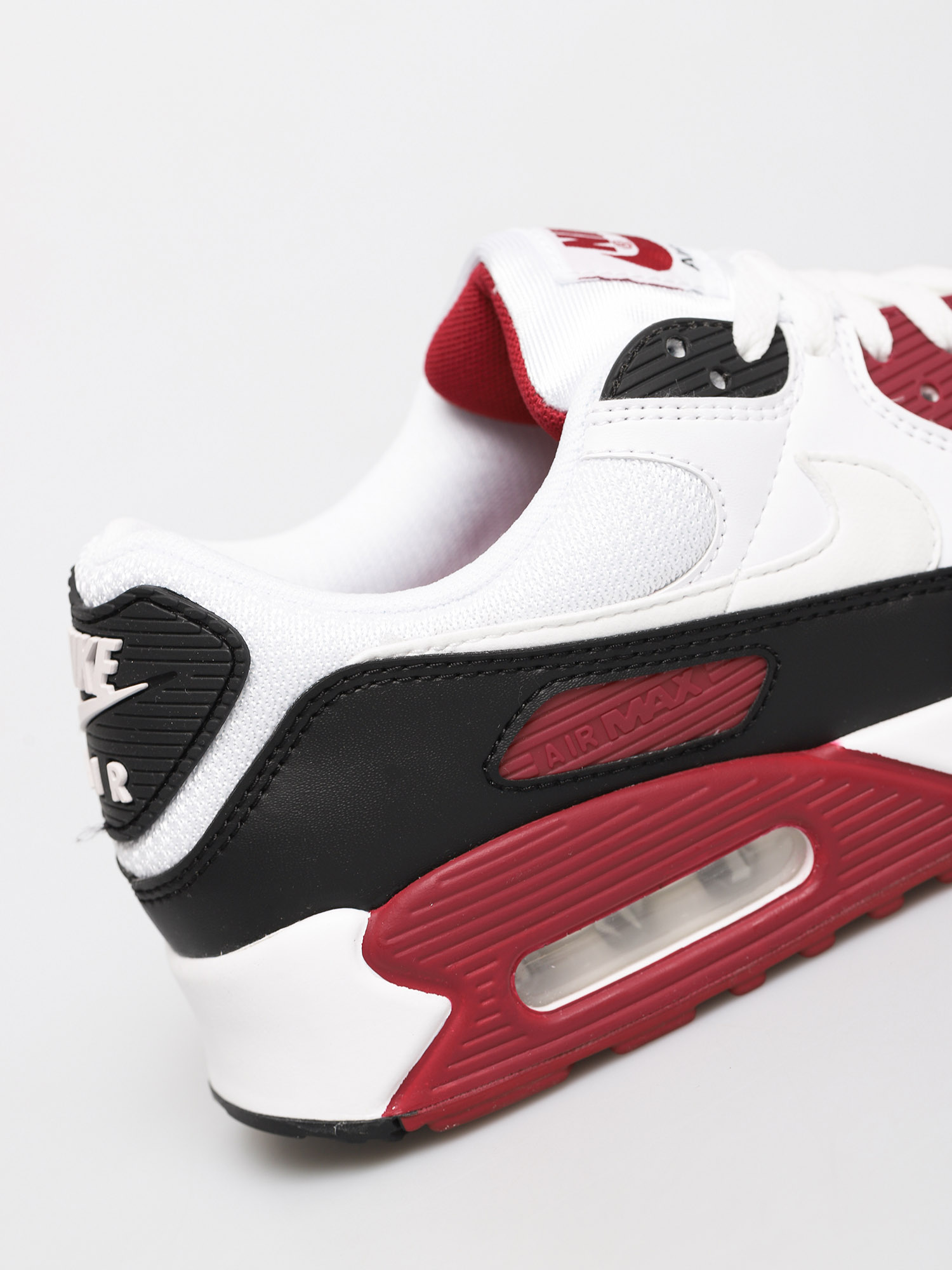 Buty Nike Air Max 90 (white/white new maroon black)