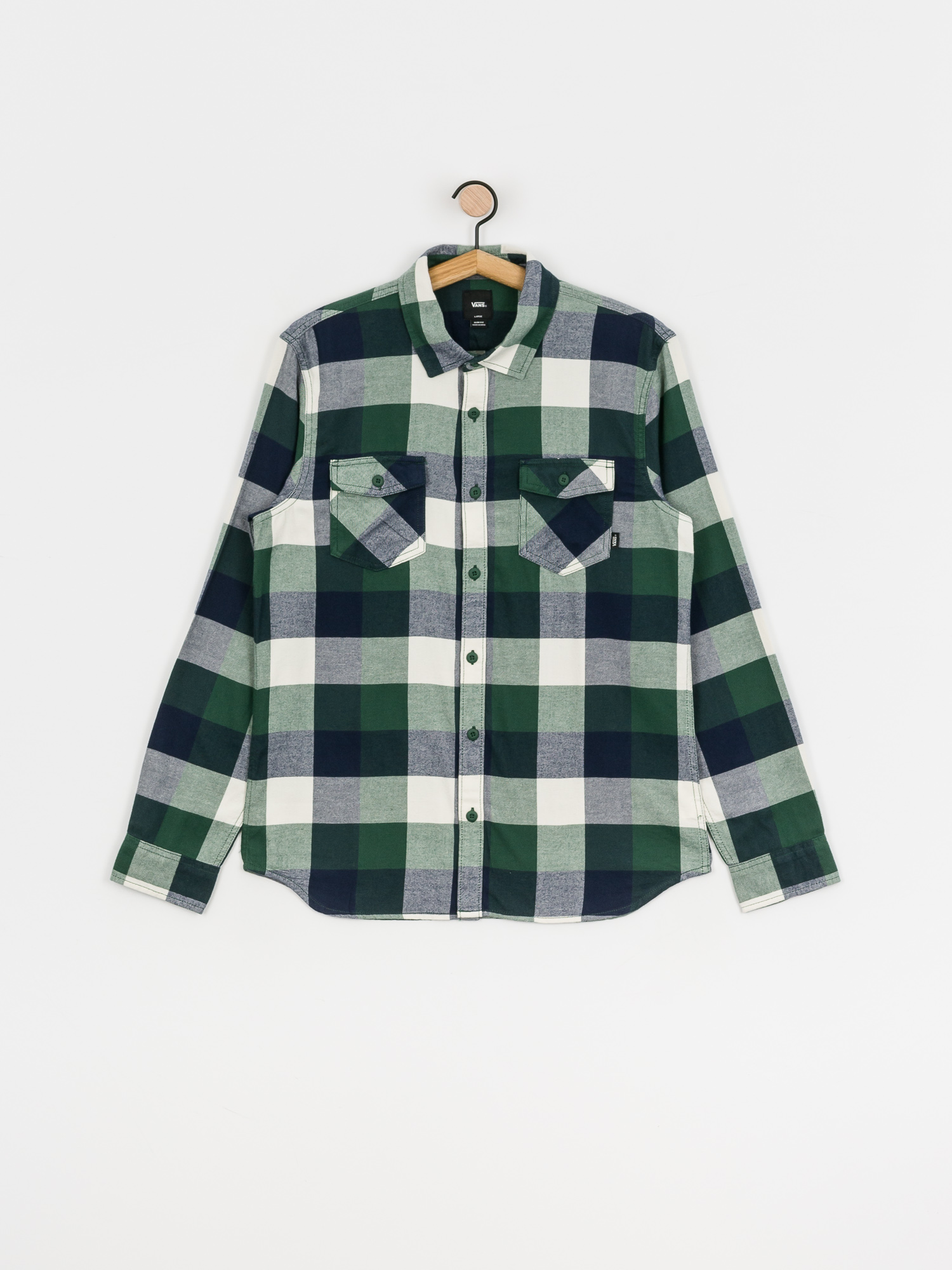 Koszula Vans Box Flannel (pine needle/dress blues)