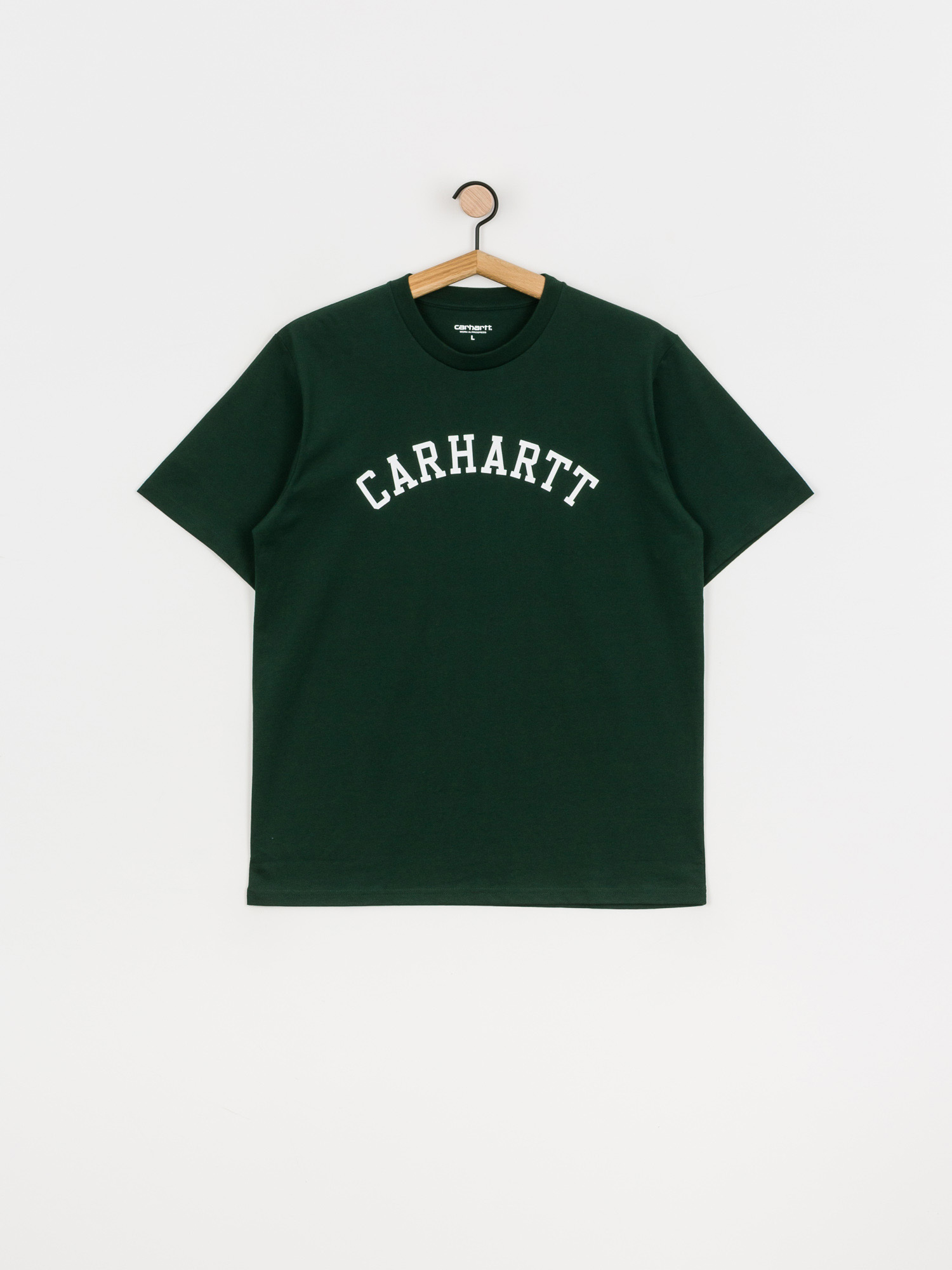 T-shirt Carhartt WIP University (bottle green/white)