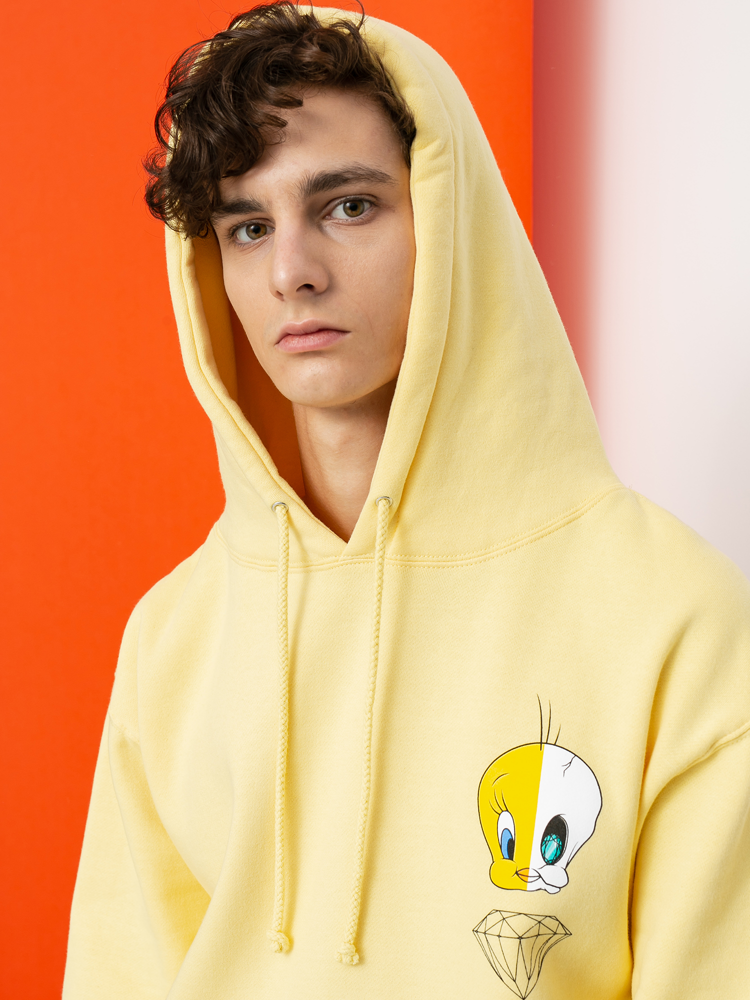 Bluza z kapturem Diamond Supply Co. X Ray HD (yellow)