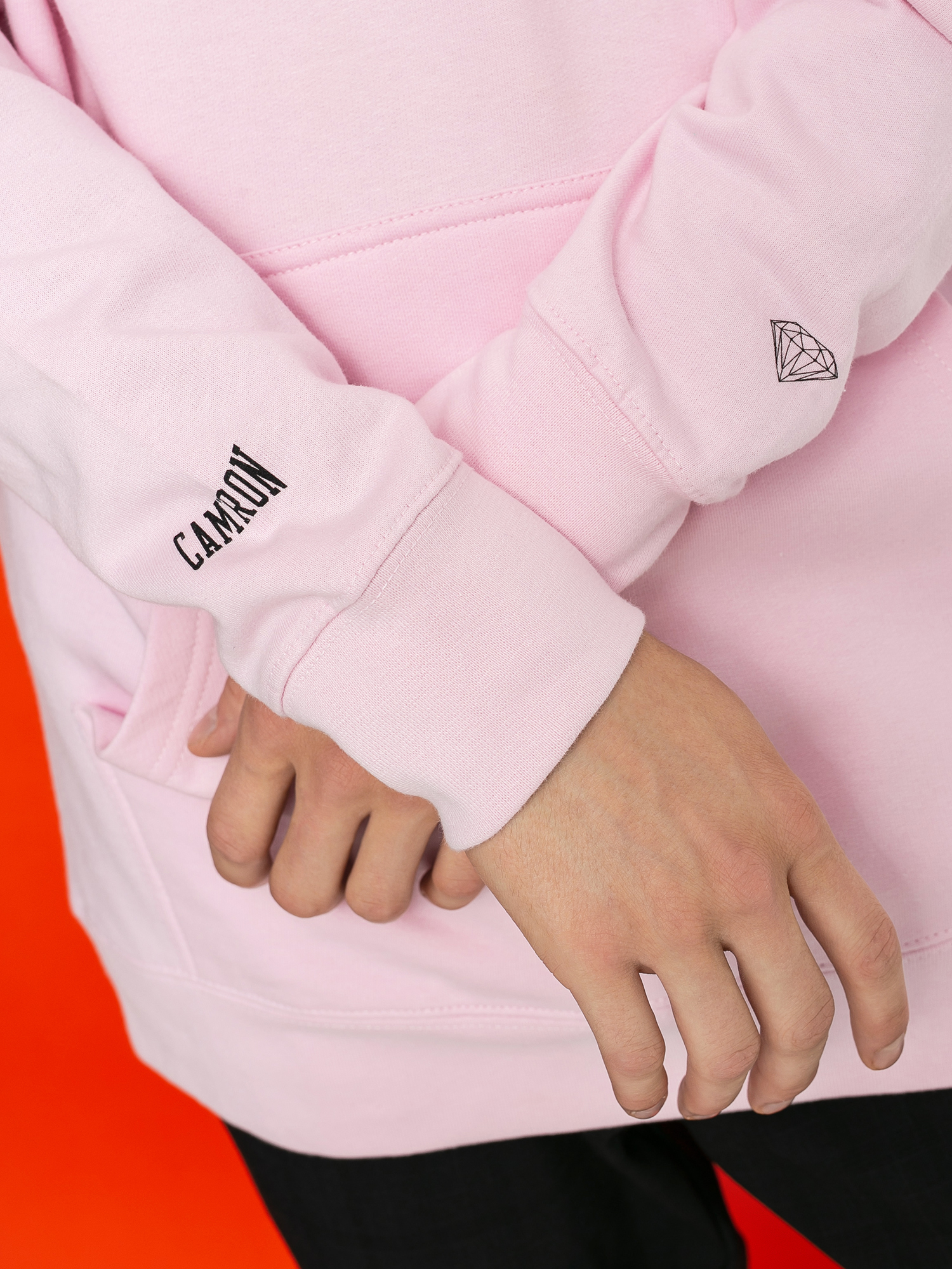 Bluza z kapturem Diamond Supply Co. Sake HD (pink)