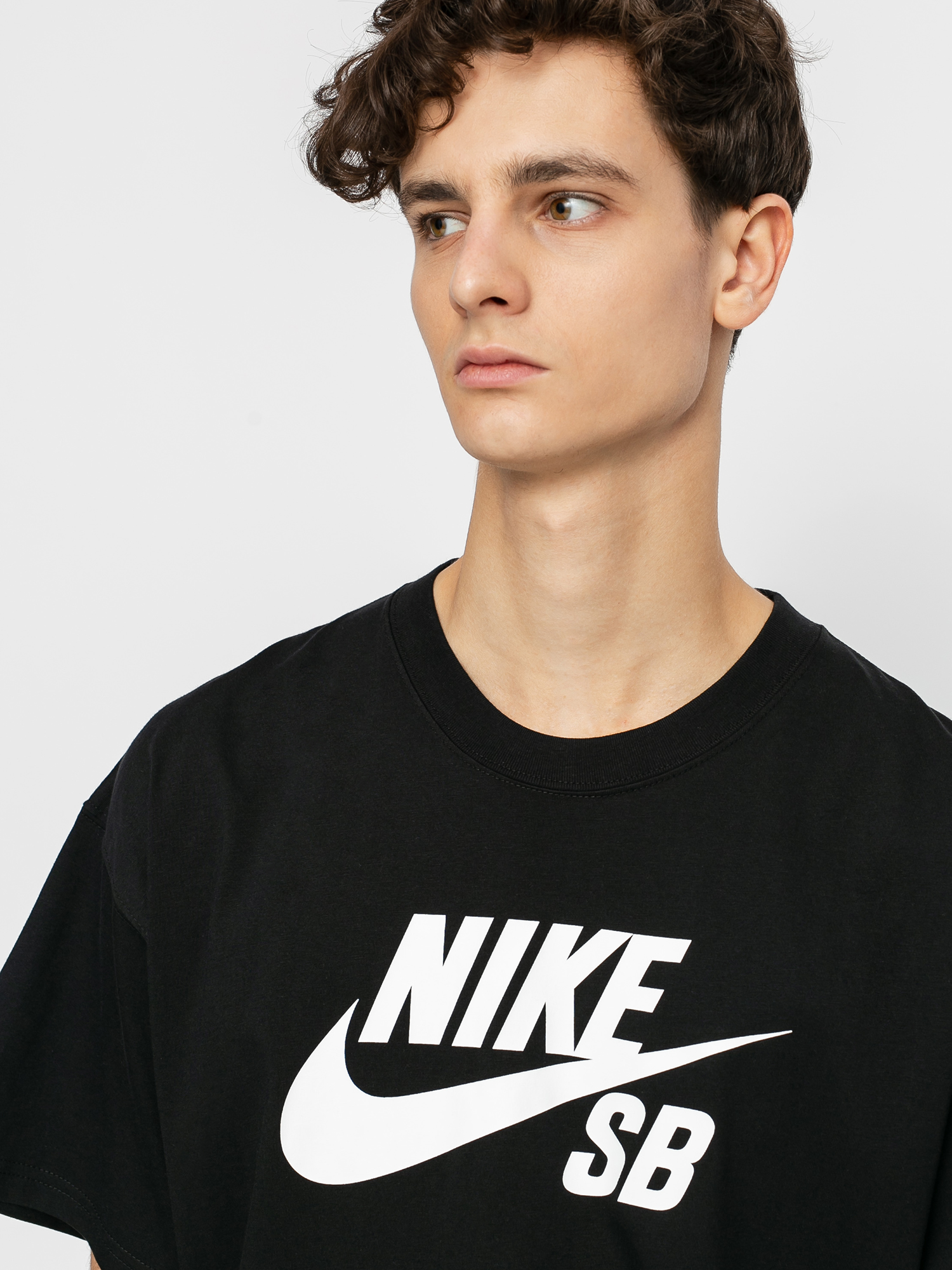 T-shirt Nike SB Logo (black/white)