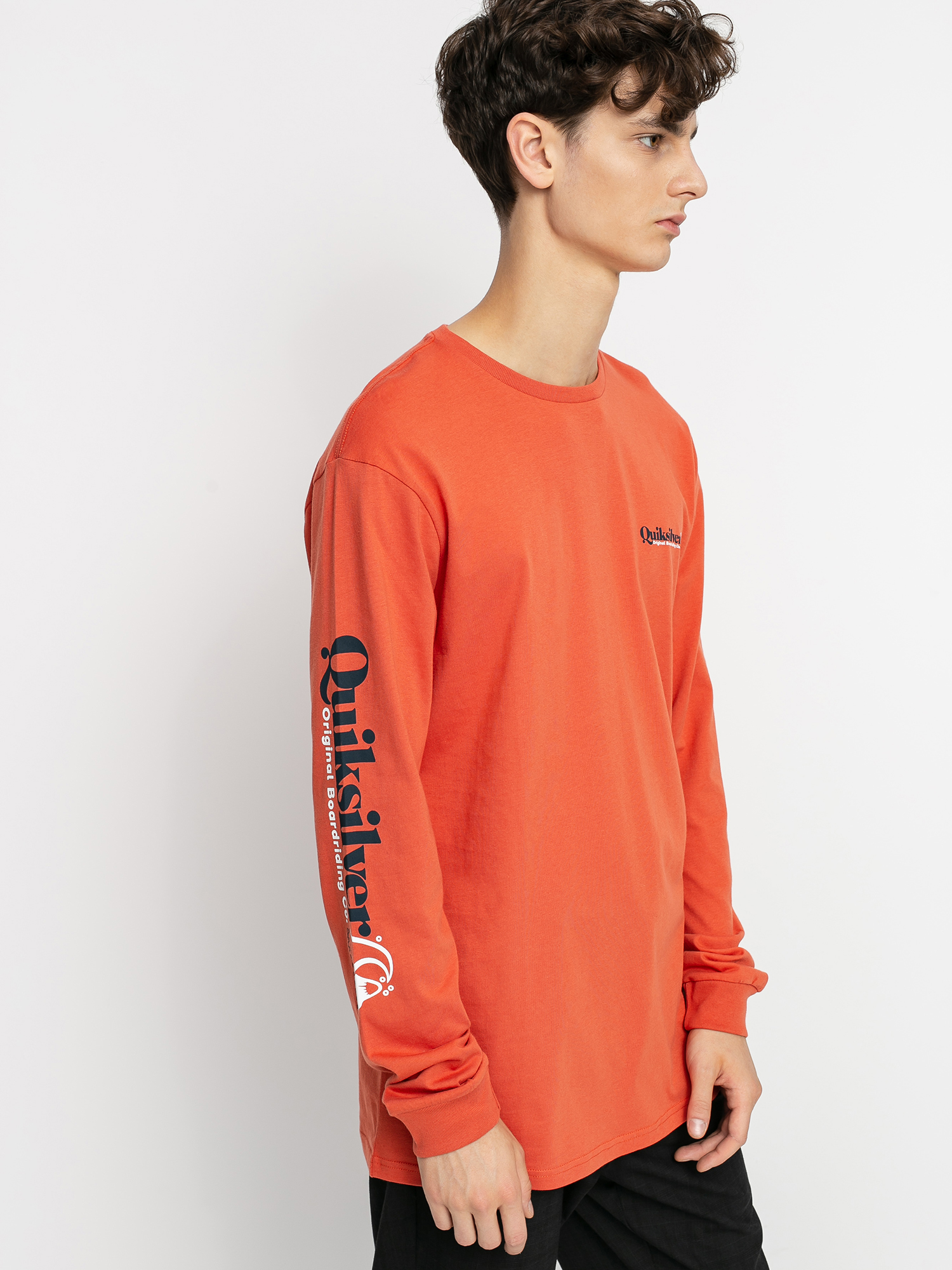 Longsleeve Quiksilver Check Yo Self (chili)