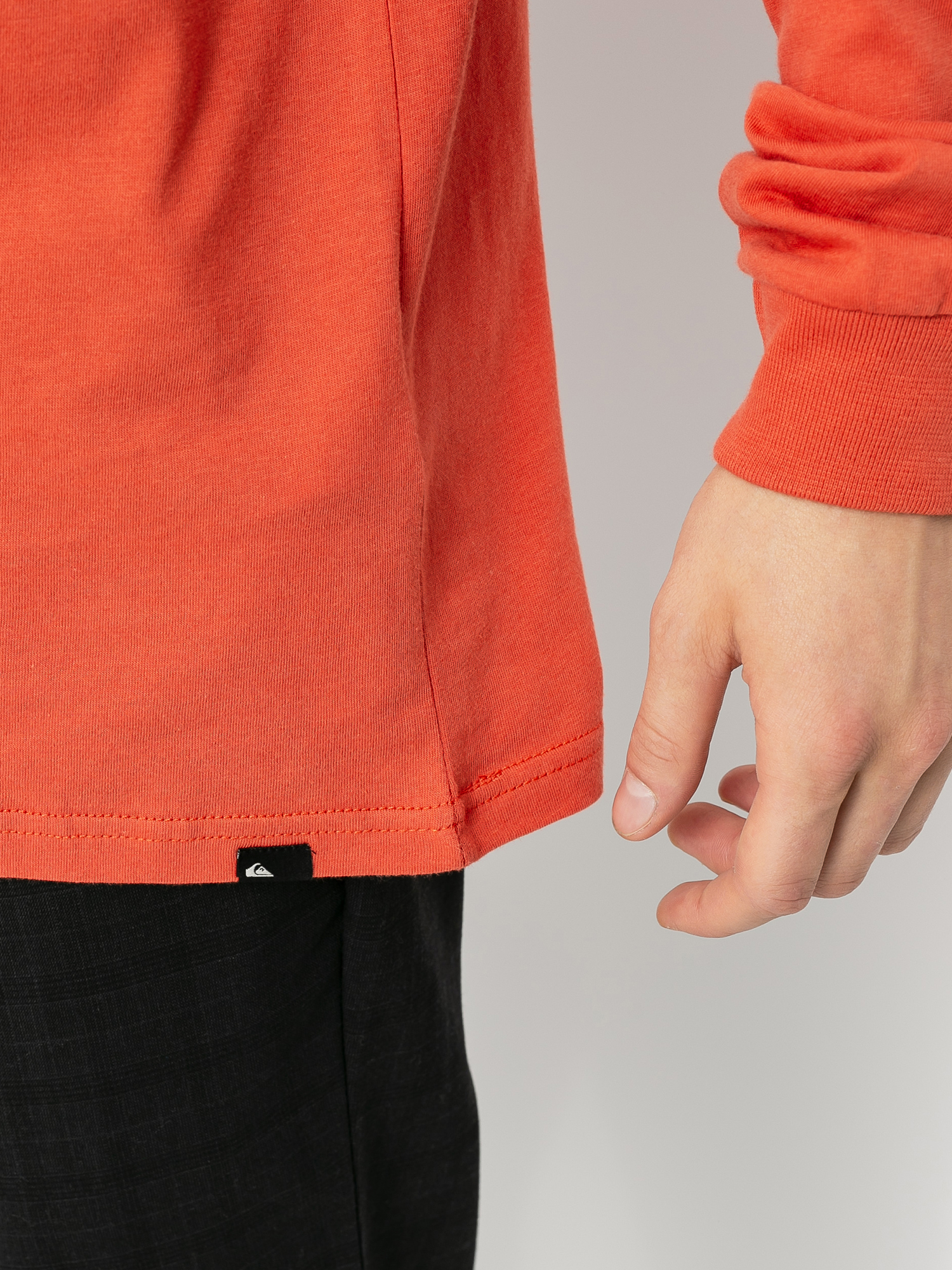 Longsleeve Quiksilver Check Yo Self (chili)