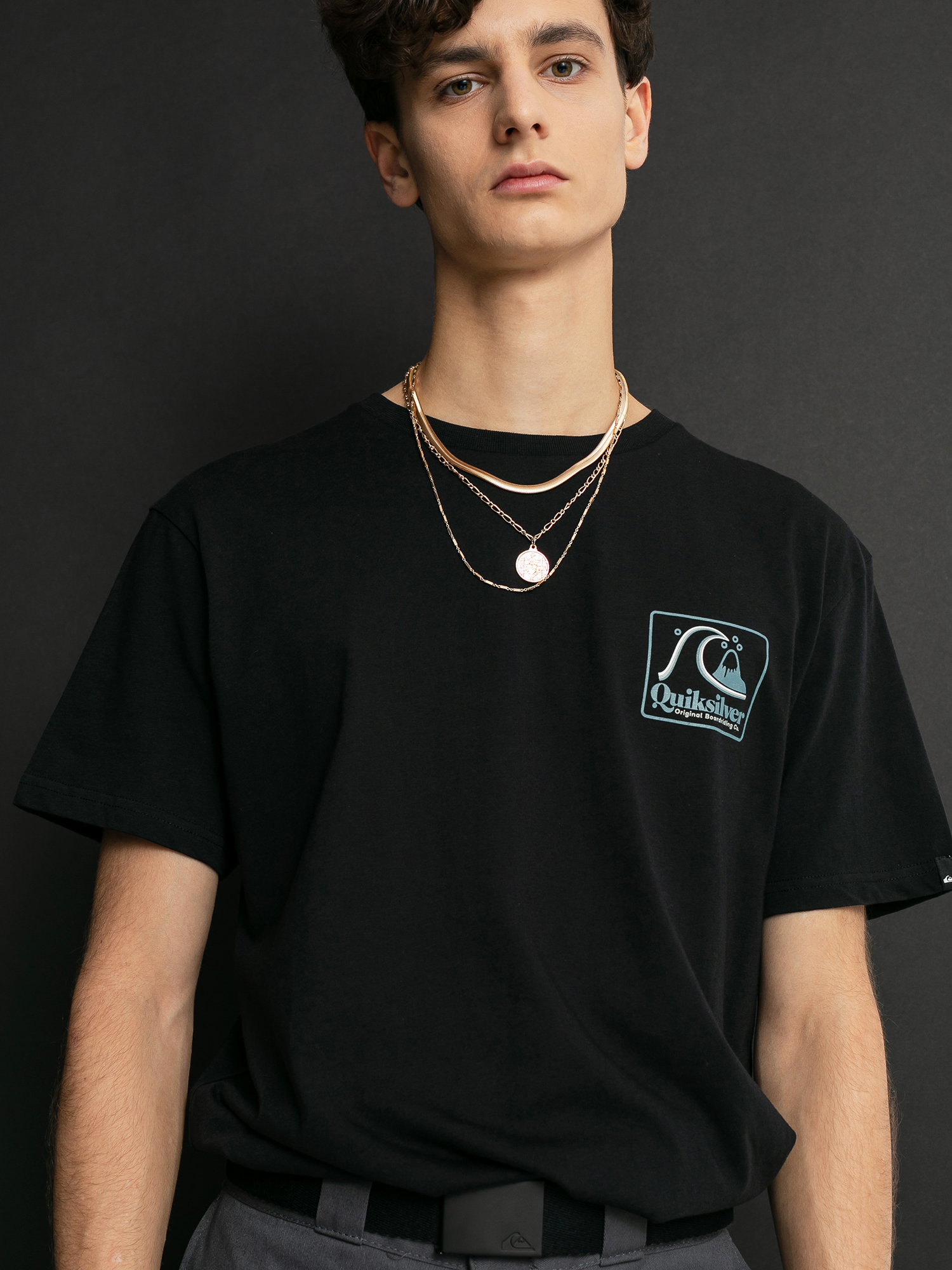 T-shirt Quiksilver Beach Tones (black)