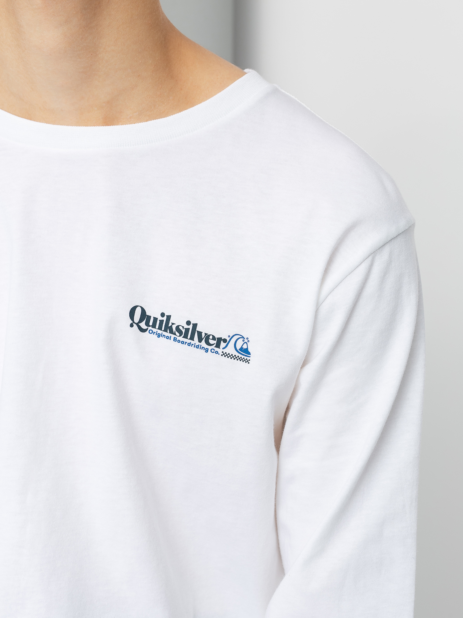 Longsleeve Quiksilver Check Yo Self (white)