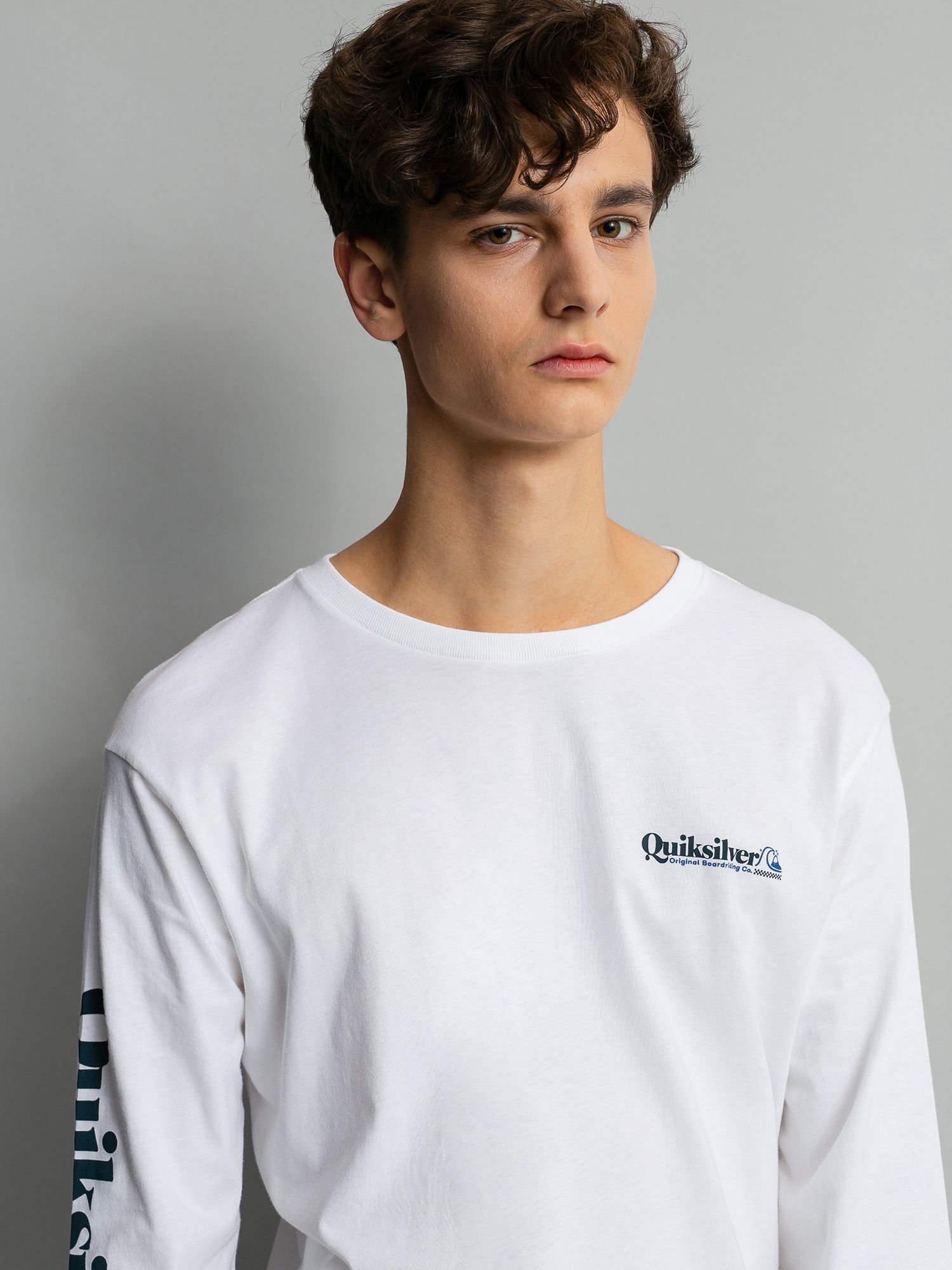 Longsleeve Quiksilver Check Yo Self (white)