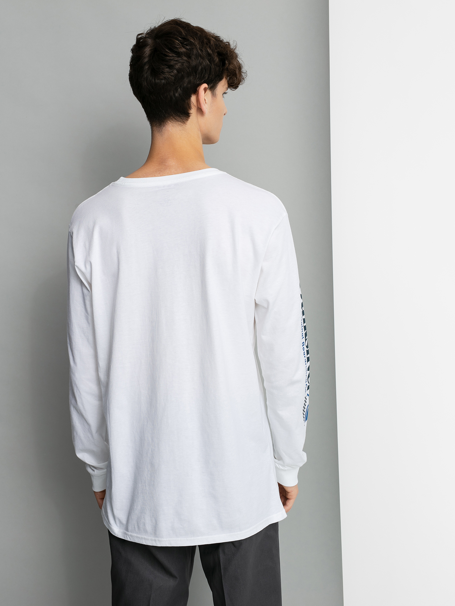 Longsleeve Quiksilver Check Yo Self (white)