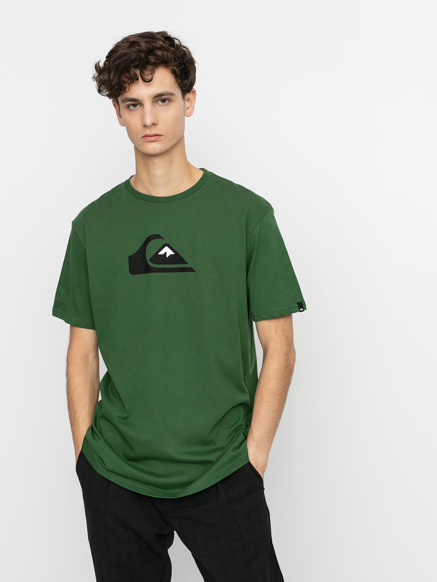 T-shirt Quiksilver Comp Logo (greener pastures)