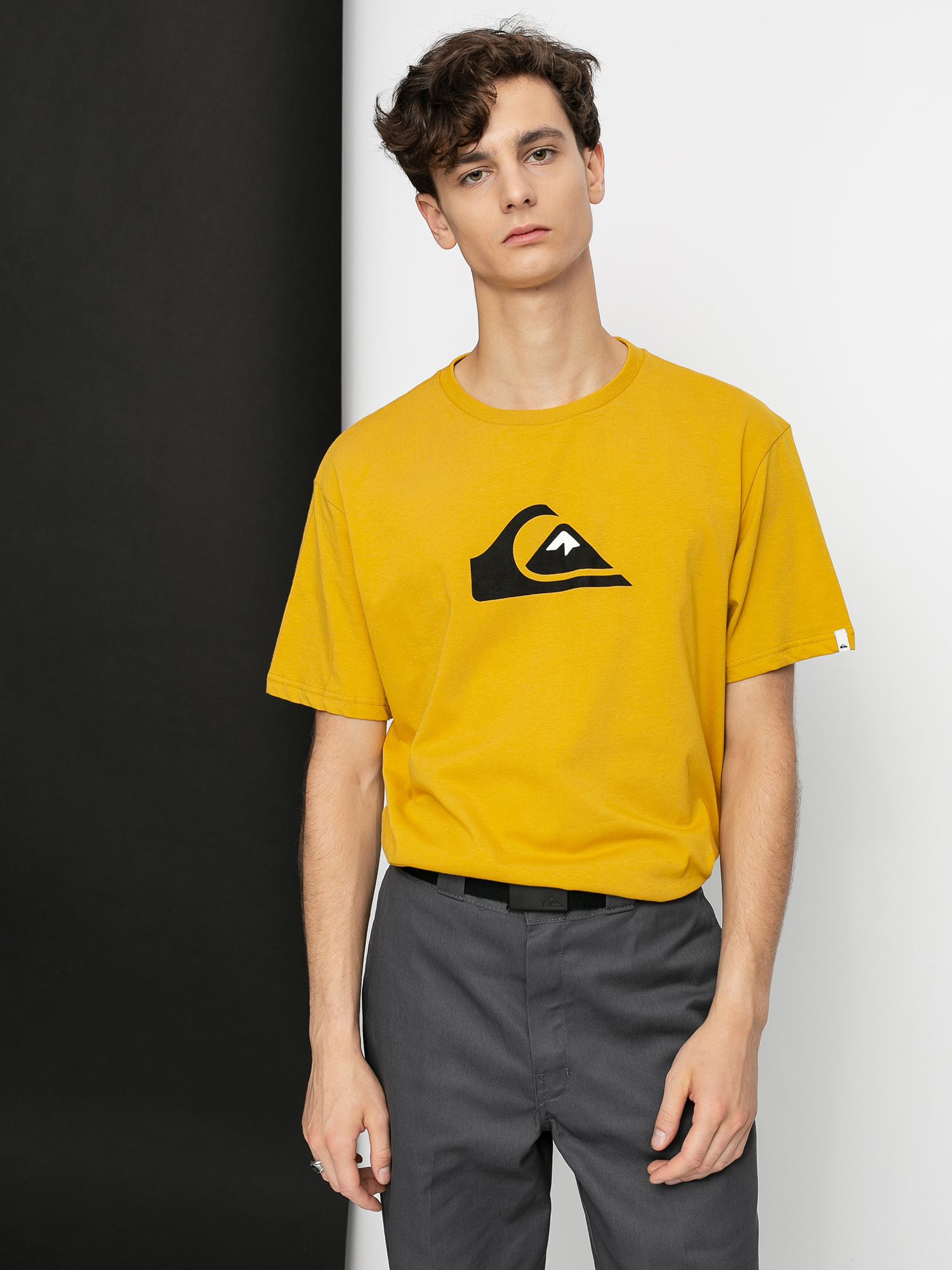 T-shirt Quiksilver Comp Logo (honey)