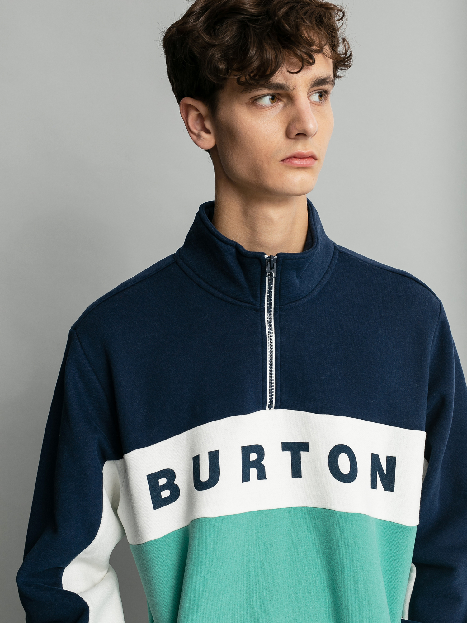 Bluza Burton Lowball Quarter (dress blue/buoy blue)