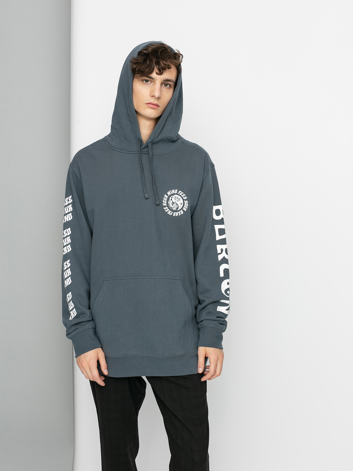 Bluza z kapturem Burton Cerrados HD (dark slate)
