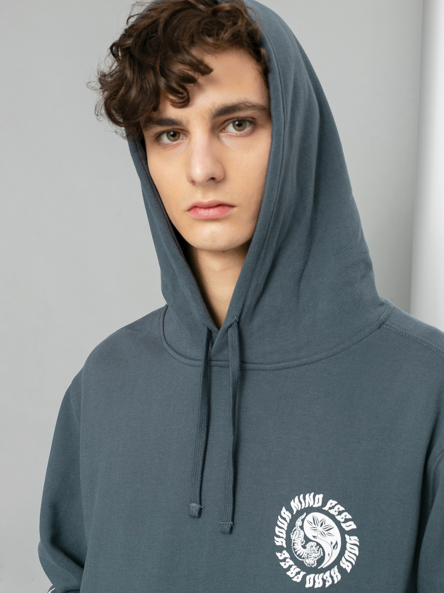 Bluza z kapturem Burton Cerrados HD (dark slate)