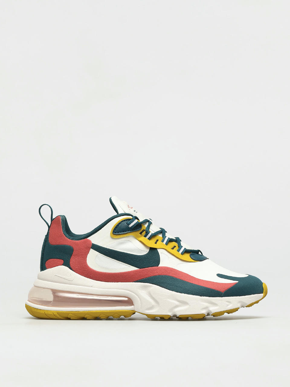 Buty Nike Air Max 270 React (summit white/midnight turq pueblo red)