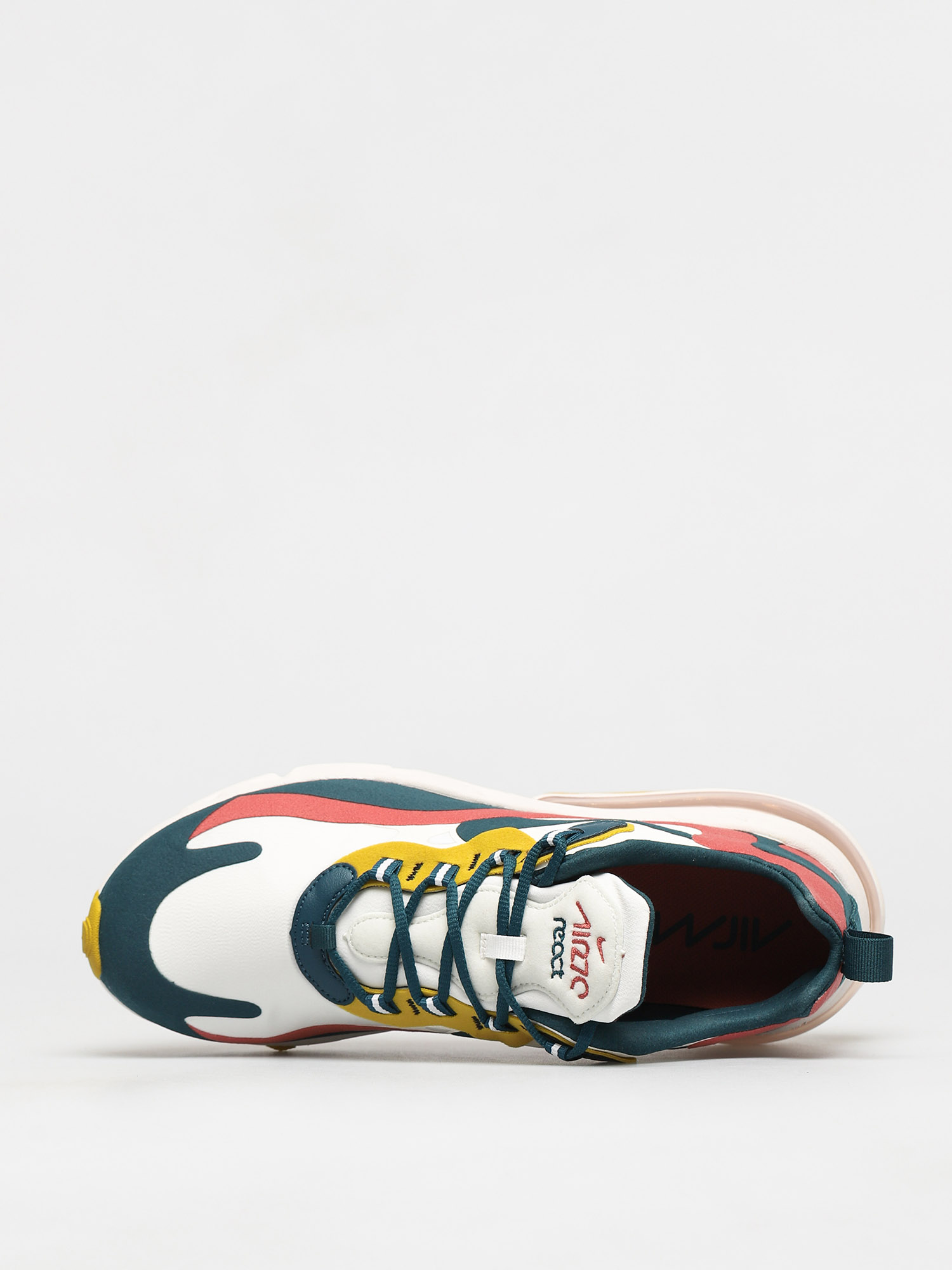 Buty Nike Air Max 270 React (summit white/midnight turq pueblo red)