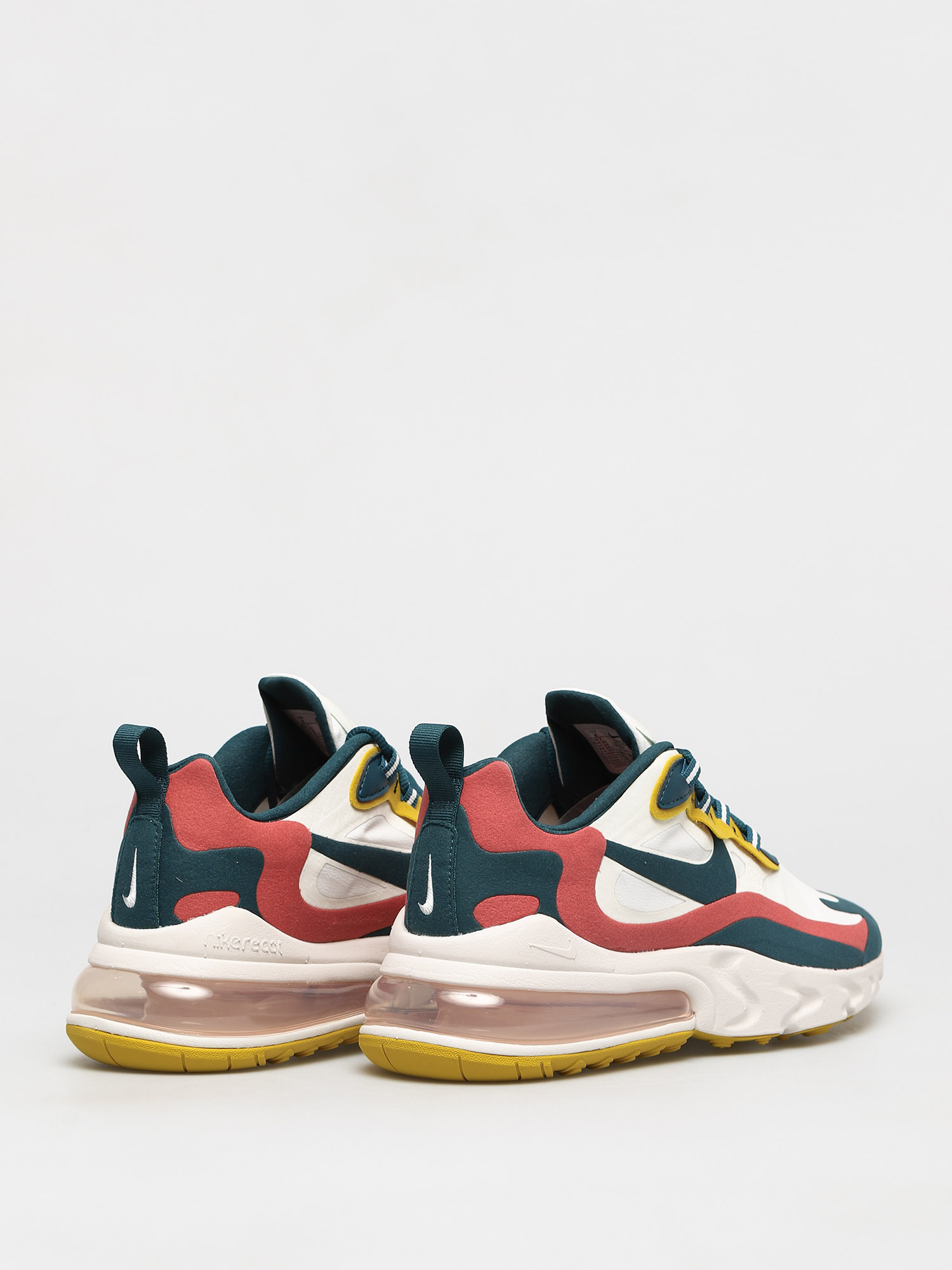 Buty Nike Air Max 270 React (summit white/midnight turq pueblo red)