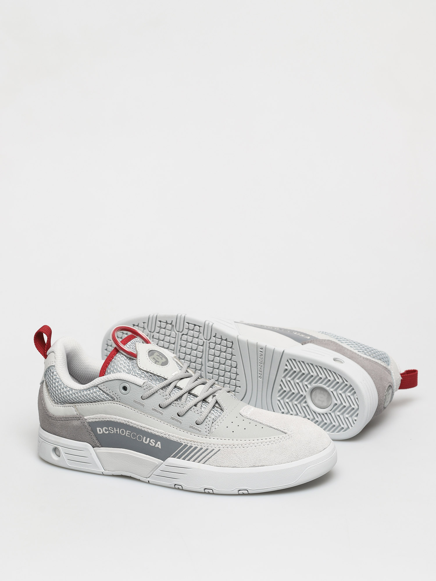 Buty DC Legacy 98 Slim (grey/dark red)