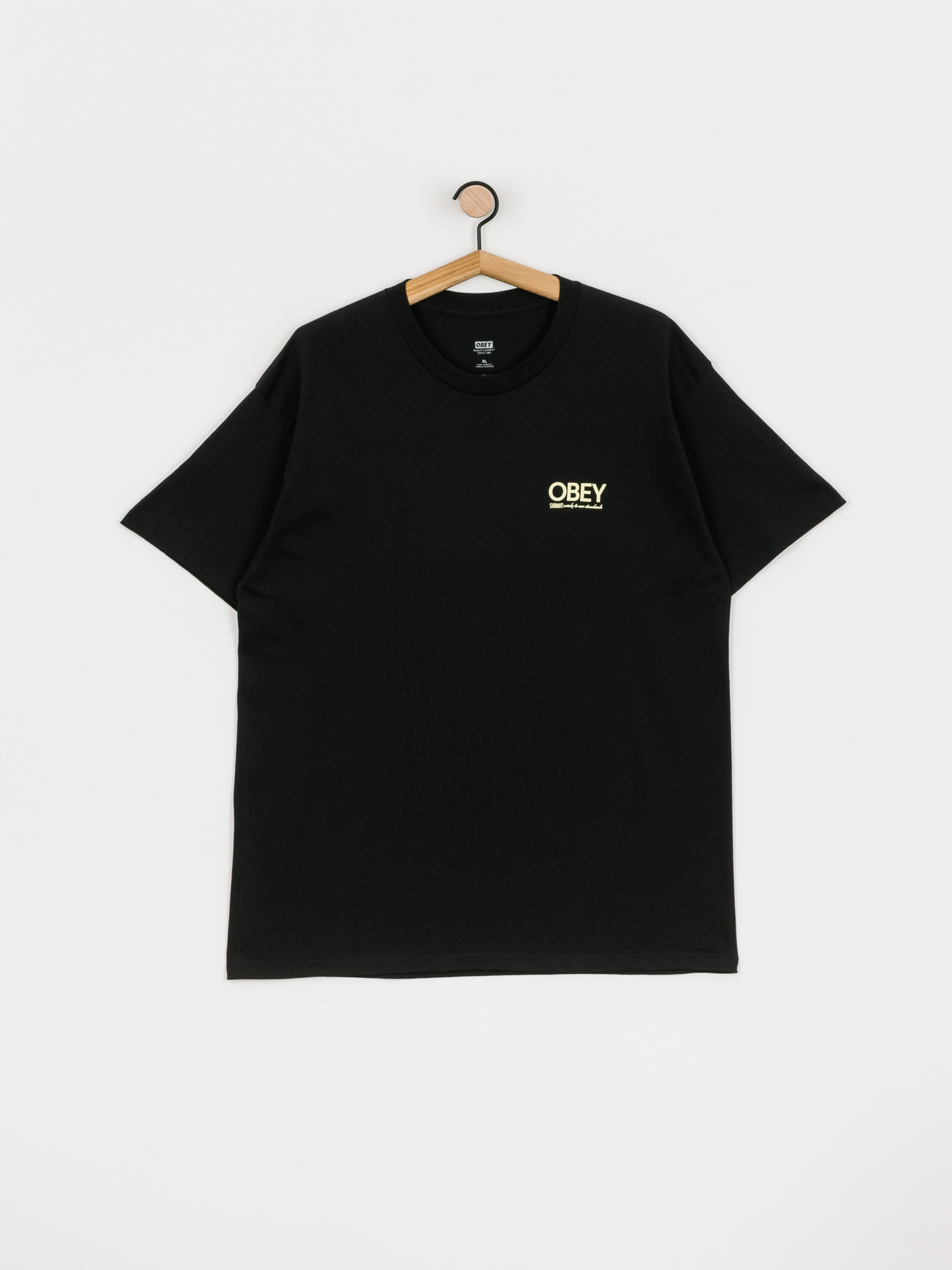 T-shirt OBEY Obey Conformity Standards (black)