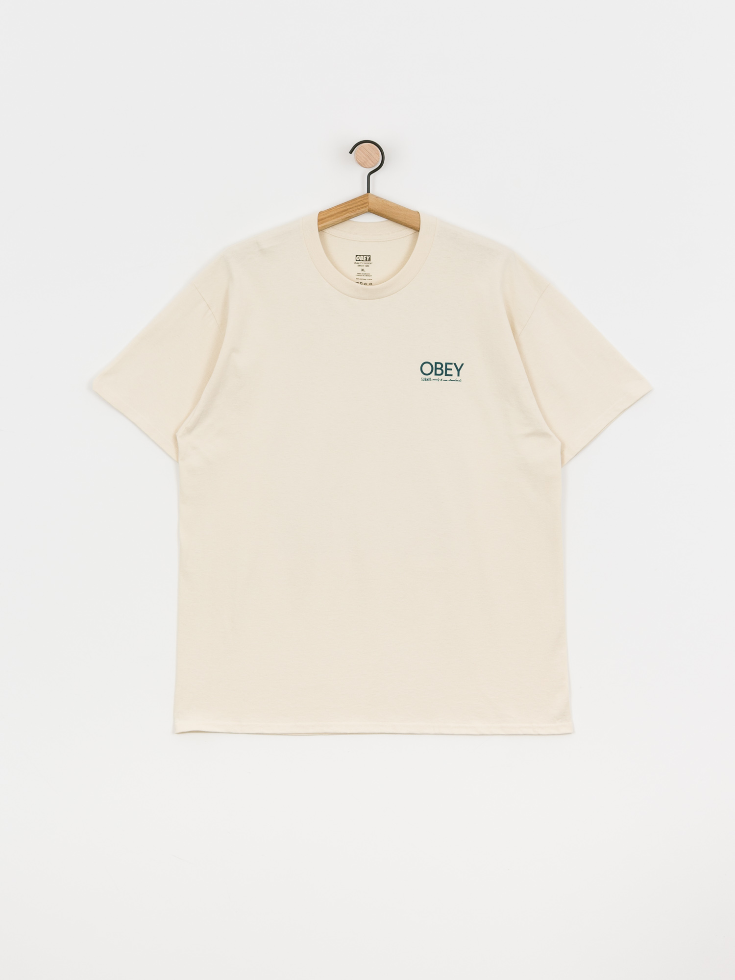 T-shirt OBEY Obey Conformity Standards (cream)