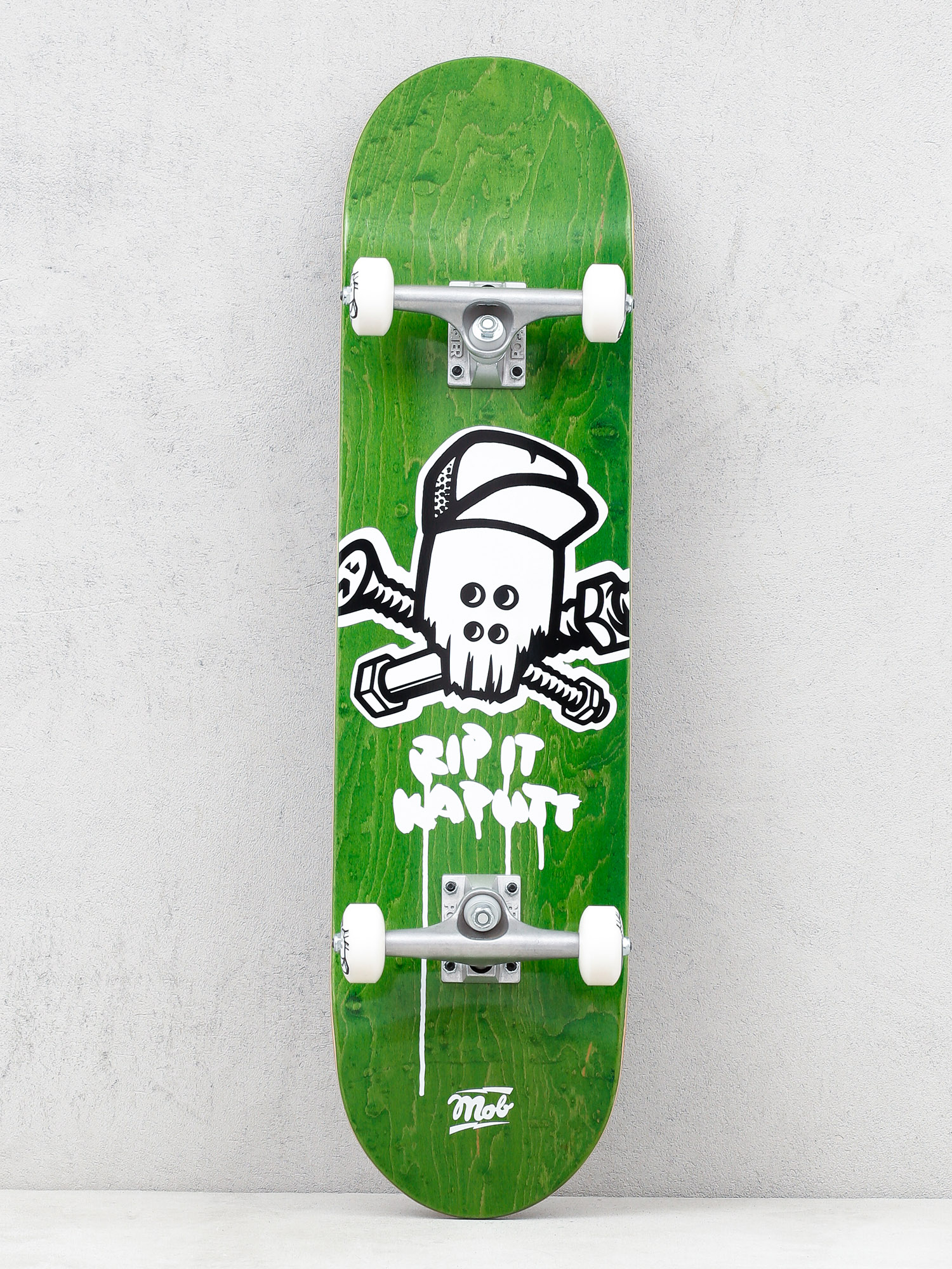 Deskorolka Mob Skateboards Skull (green)