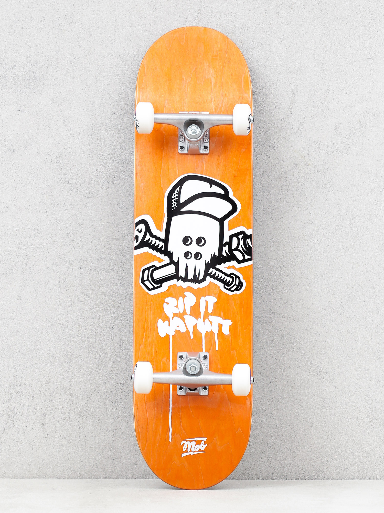 Deskorolka Mob Skateboards Skull (yellow)