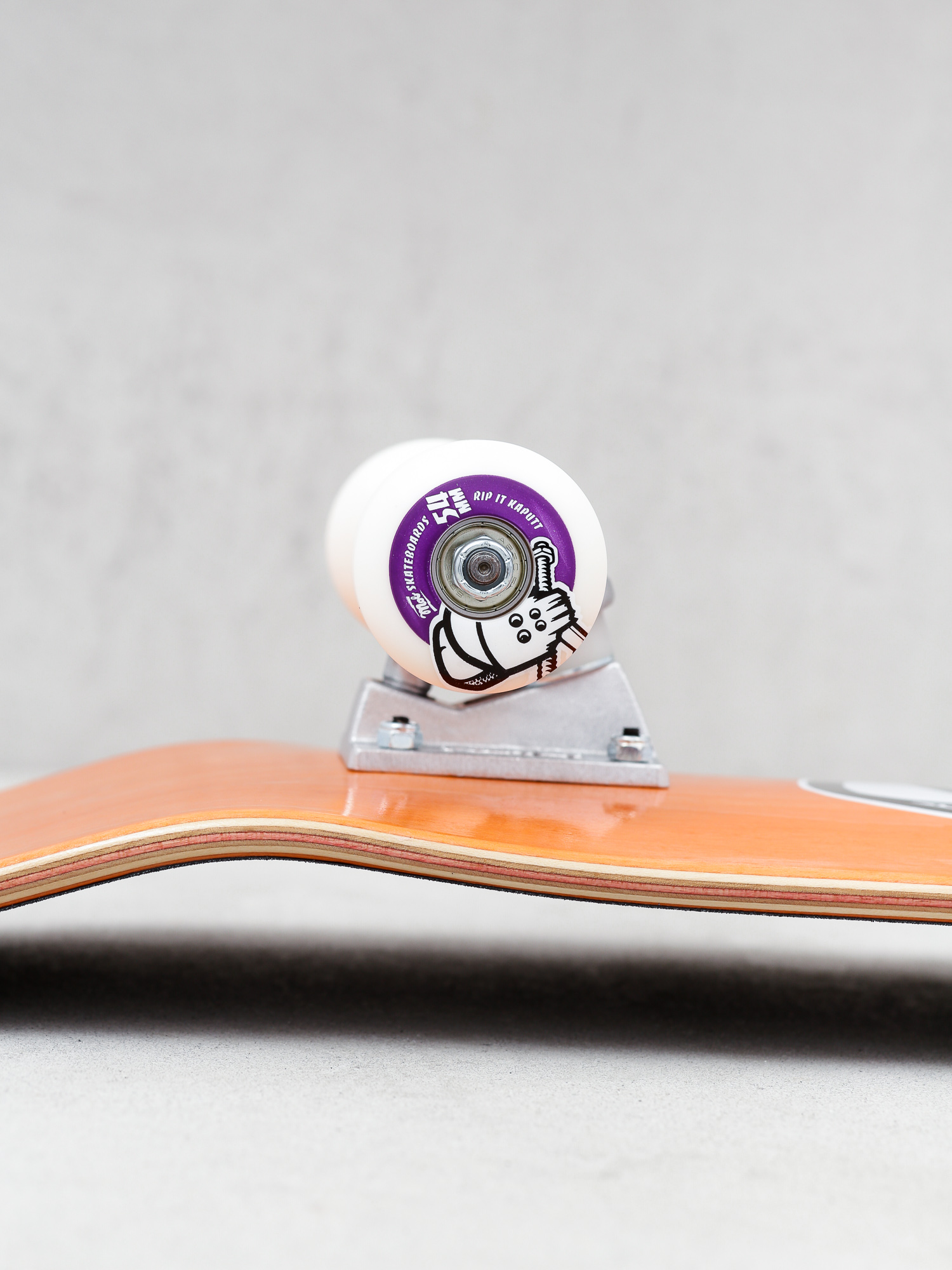 Deskorolka Mob Skateboards Skull (yellow)