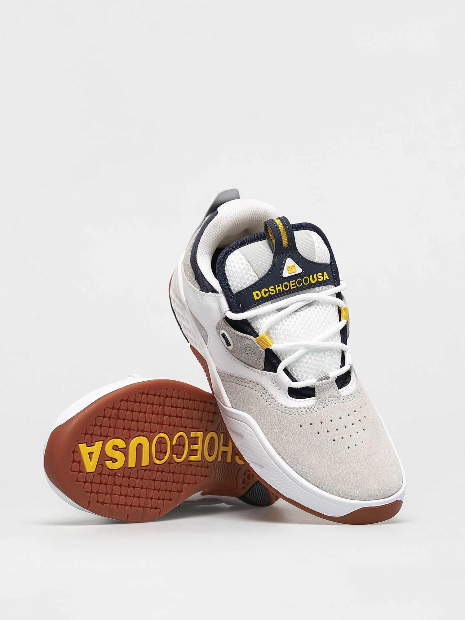 Buty DC Kalis (white/grey/yellow)