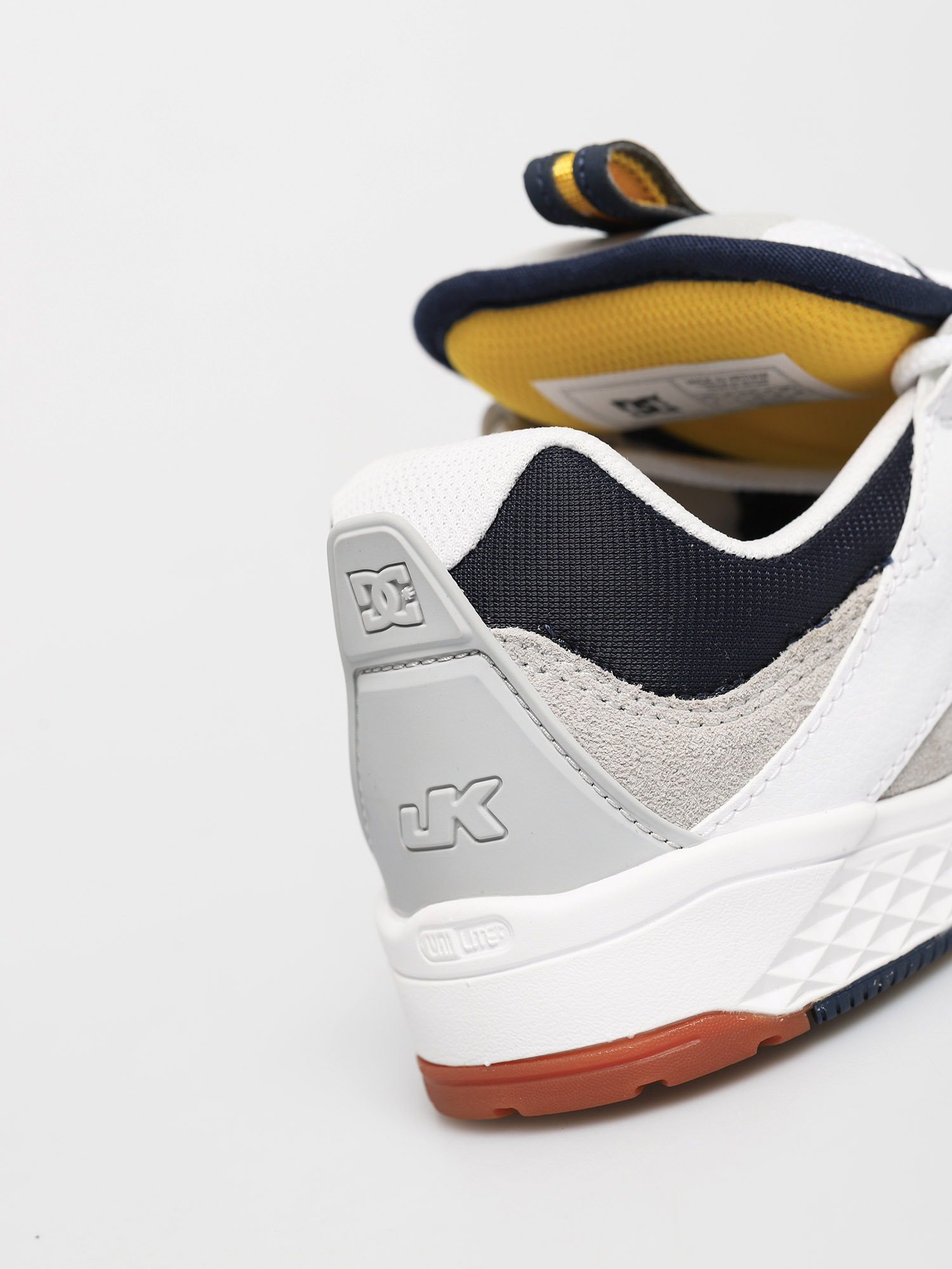 Buty DC Kalis (white/grey/yellow)