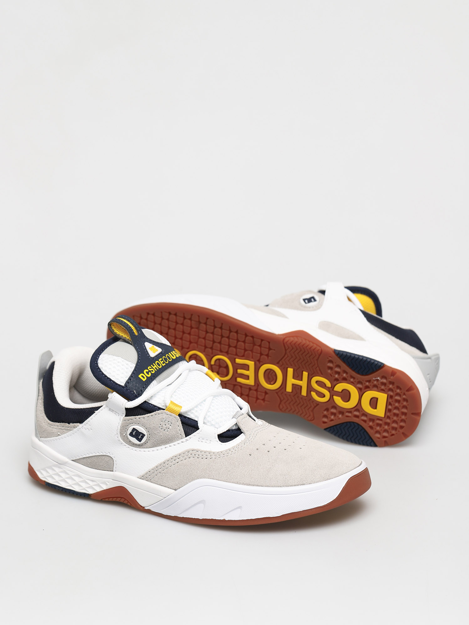 Buty DC Kalis (white/grey/yellow)