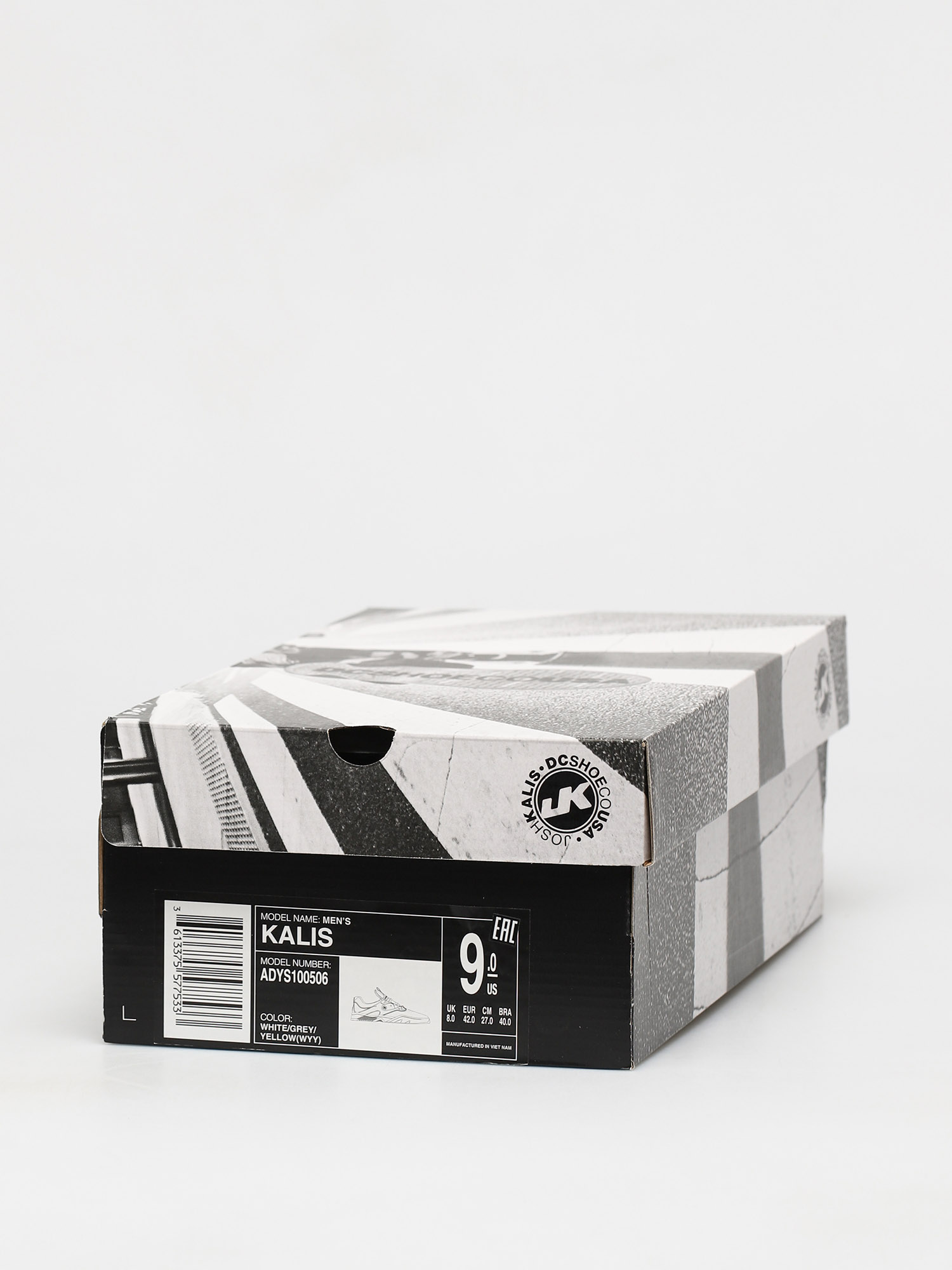 Buty DC Kalis (white/grey/yellow)