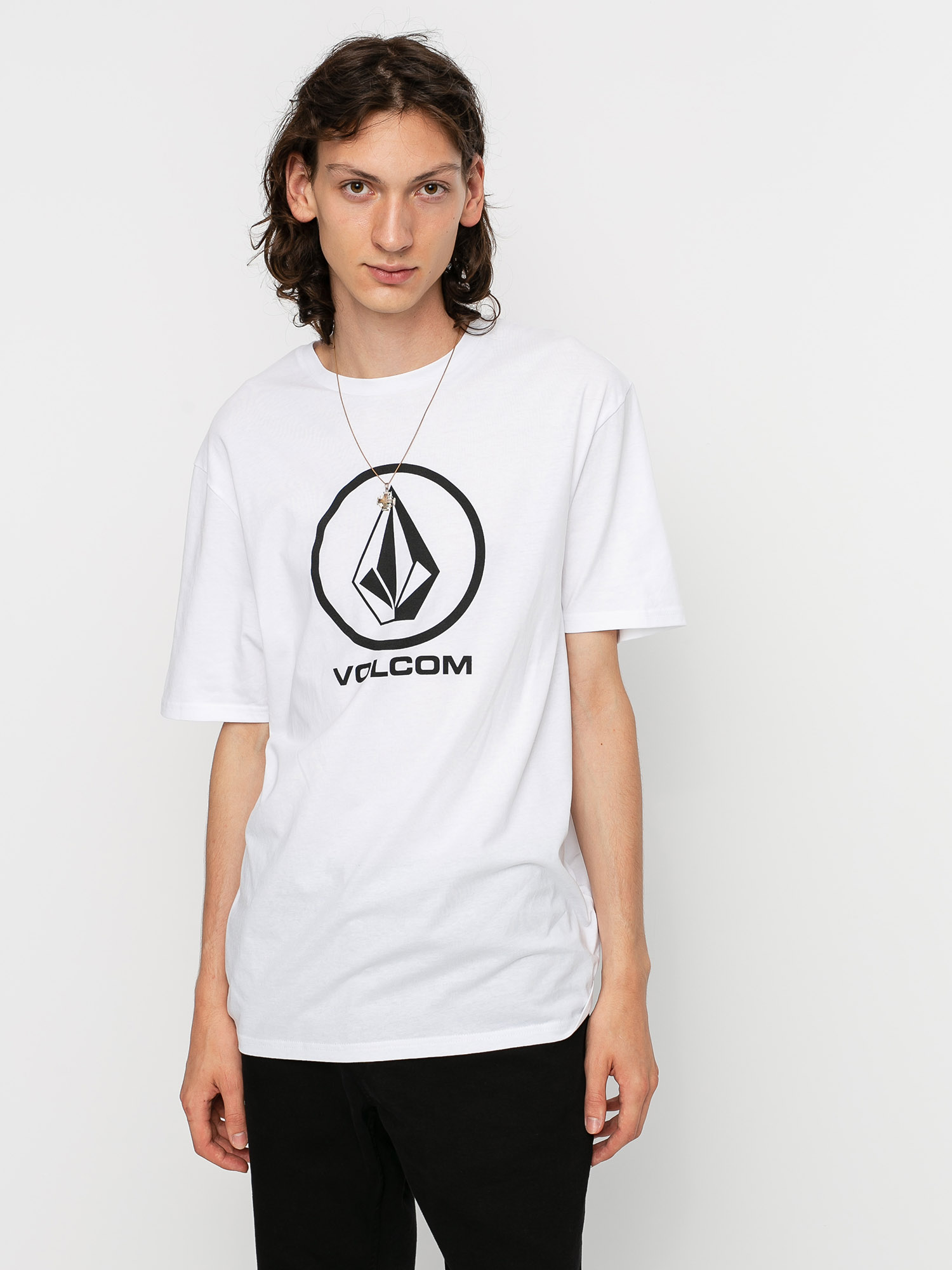 T-shirt Volcom Crisp Stone Bsc (white)