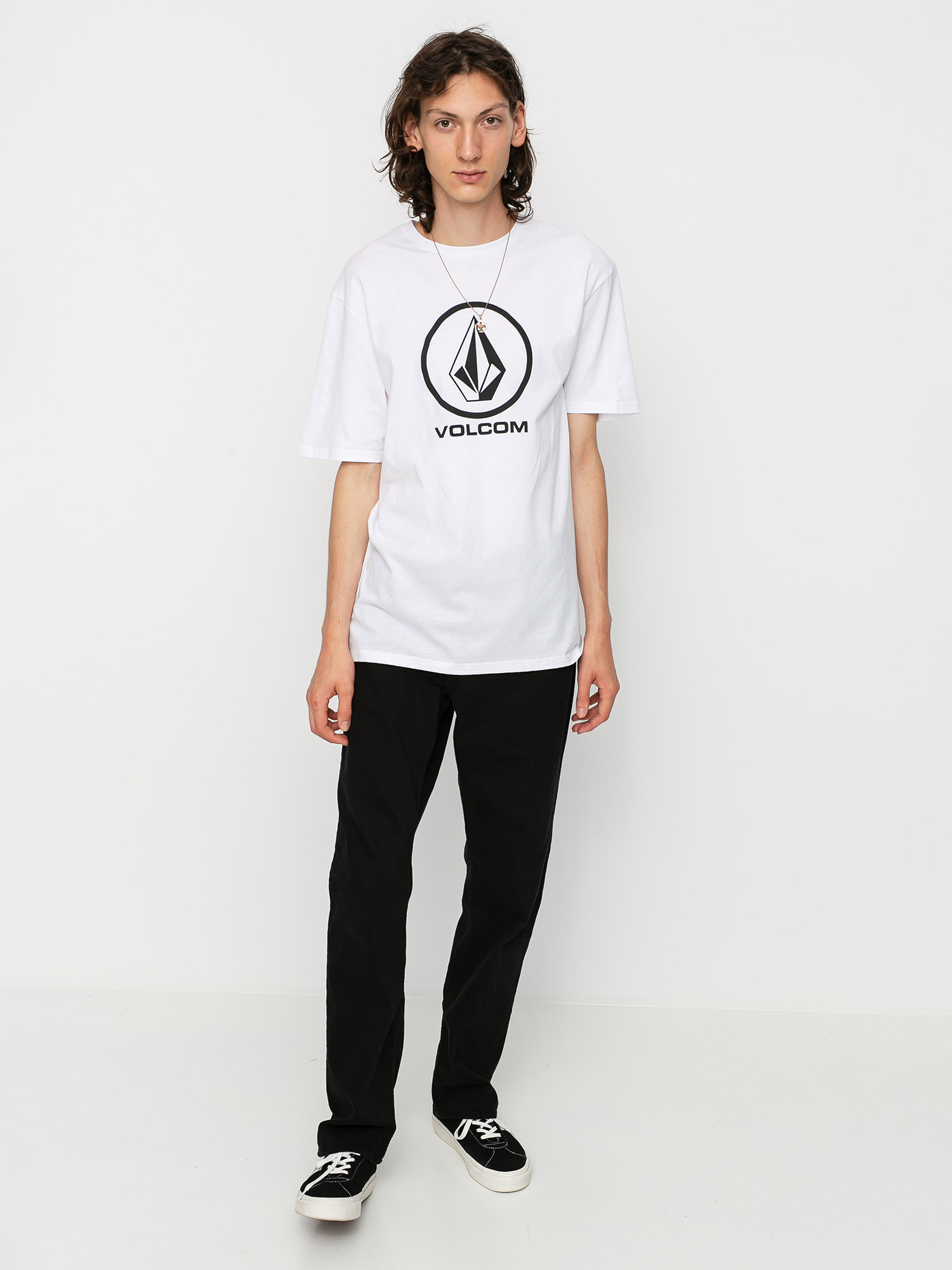 T-shirt Volcom Crisp Stone Bsc (white)