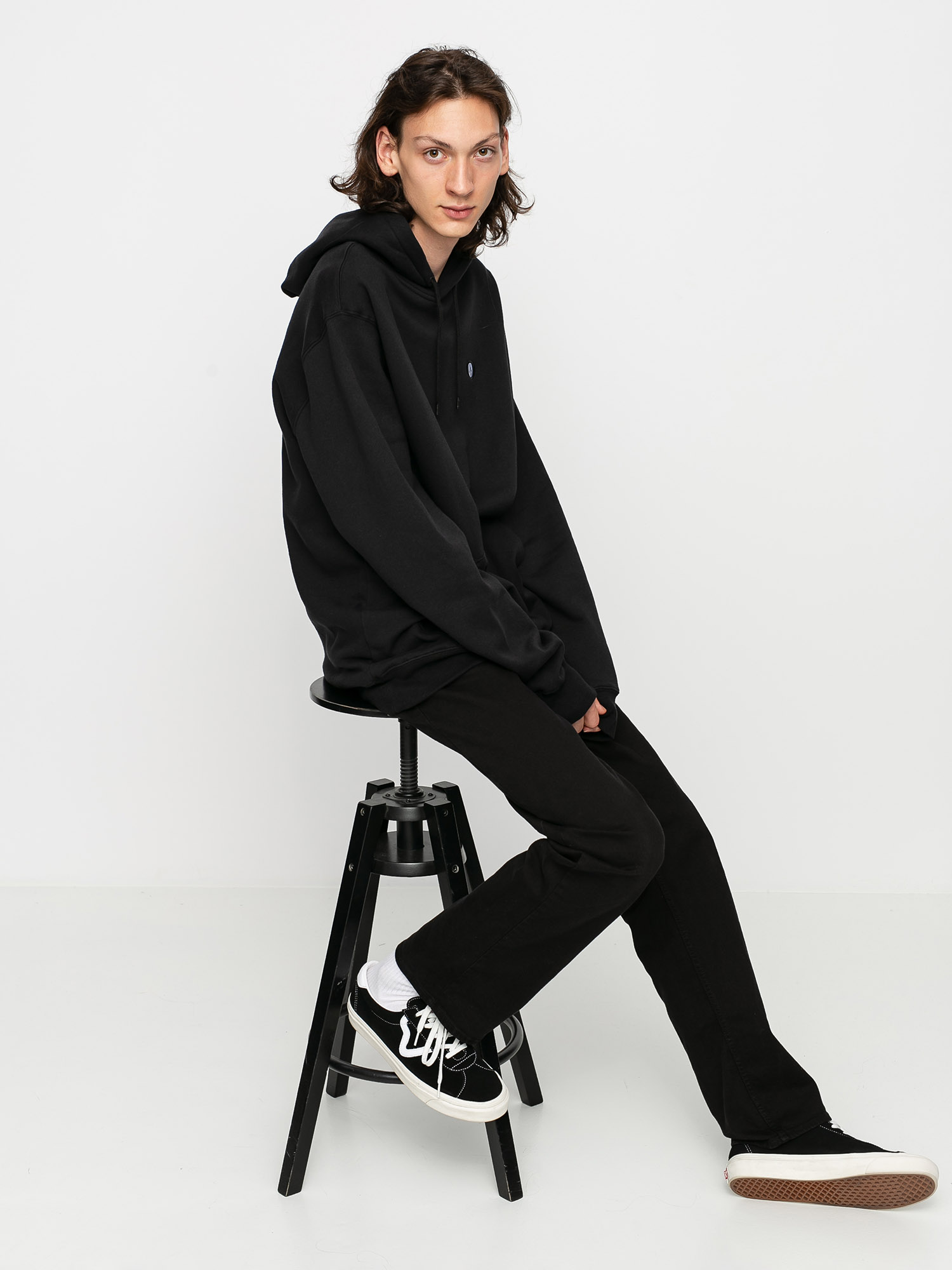Bluza z kapturem Volcom Sngl Stn HD (black)