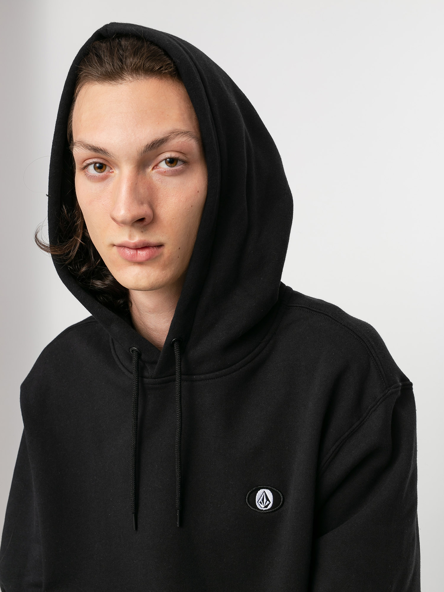 Bluza z kapturem Volcom Sngl Stn HD (black)