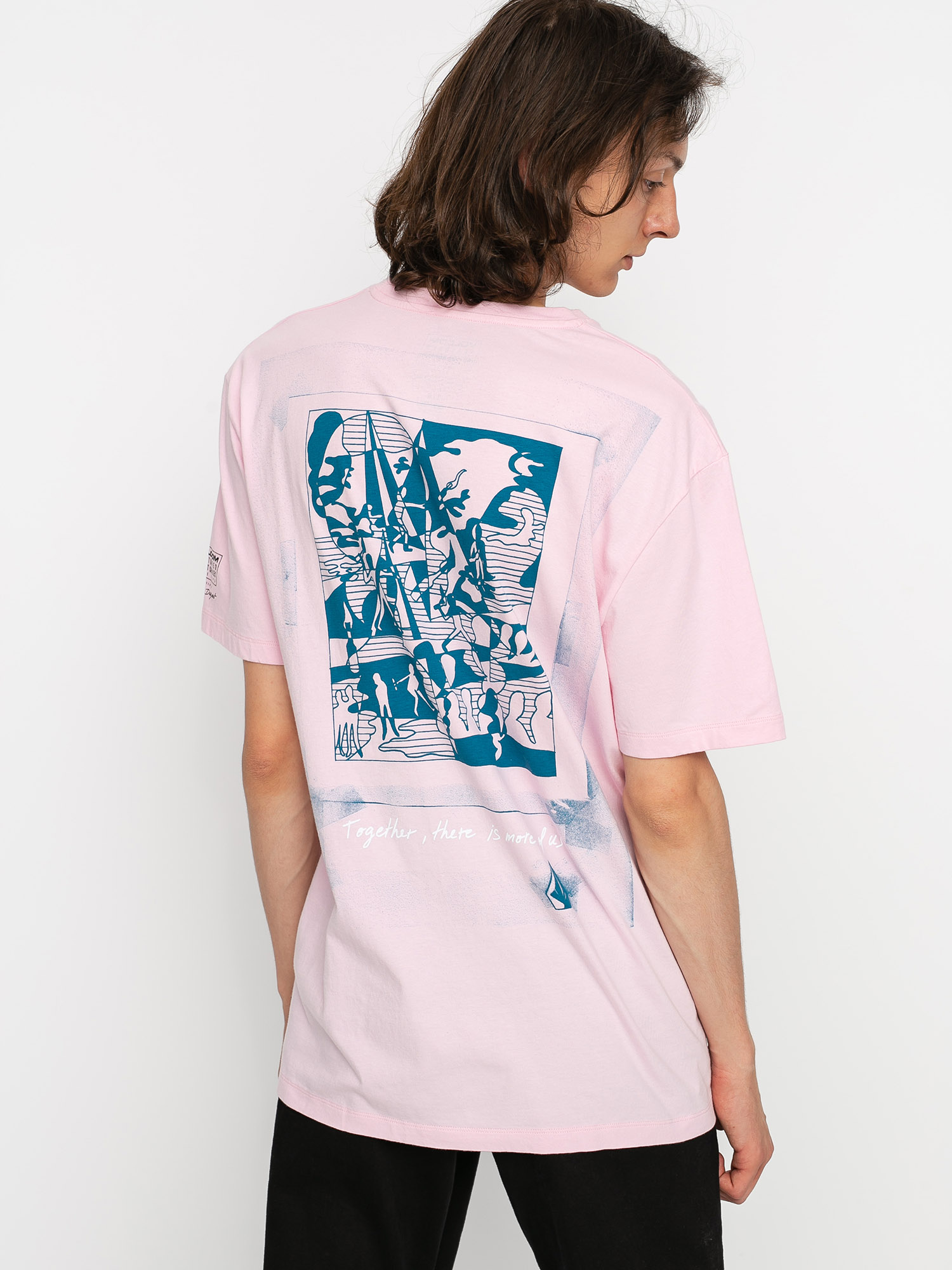 T-shirt Volcom Julien Dupont (snow pink)