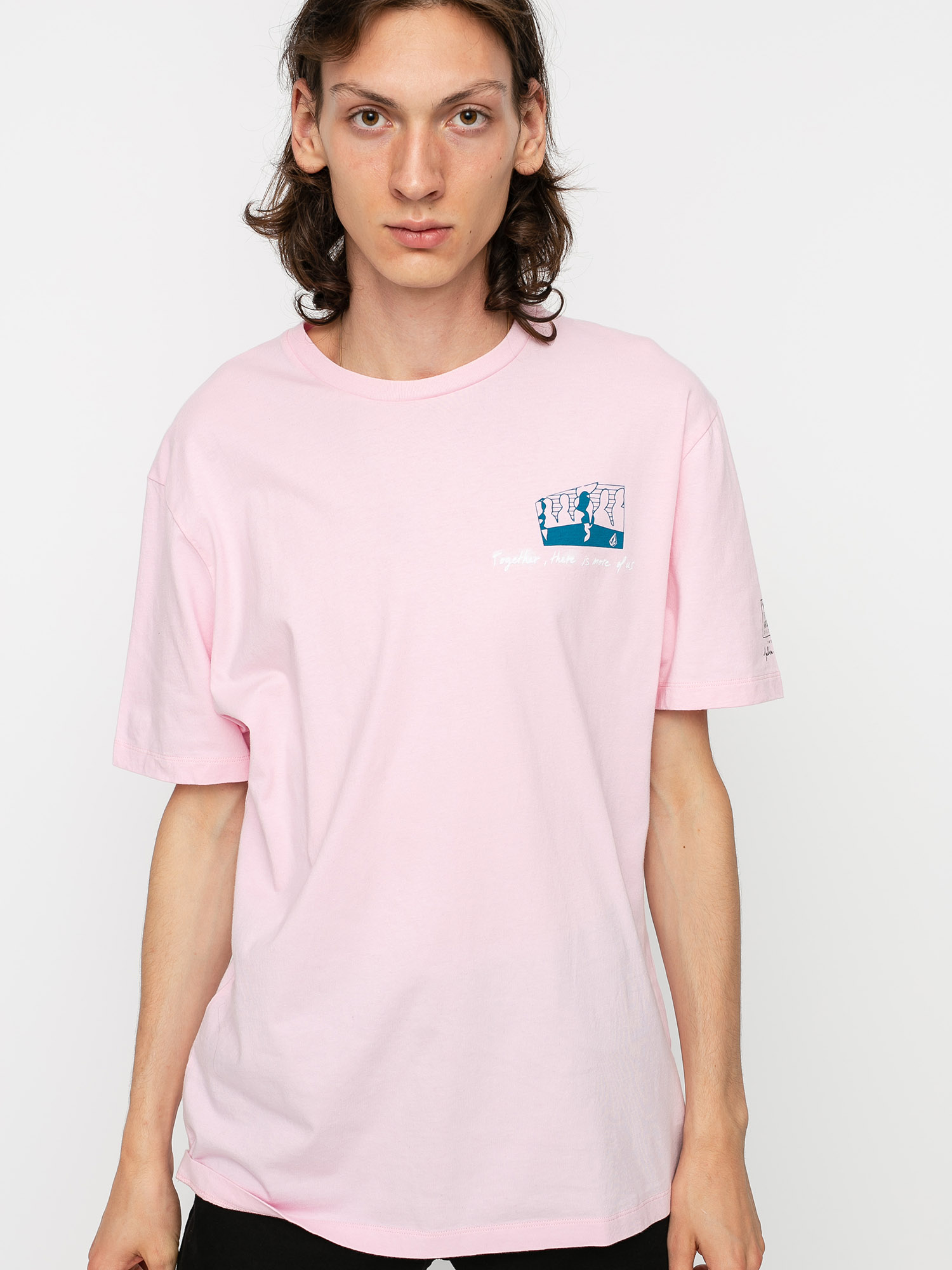 T-shirt Volcom Julien Dupont (snow pink)