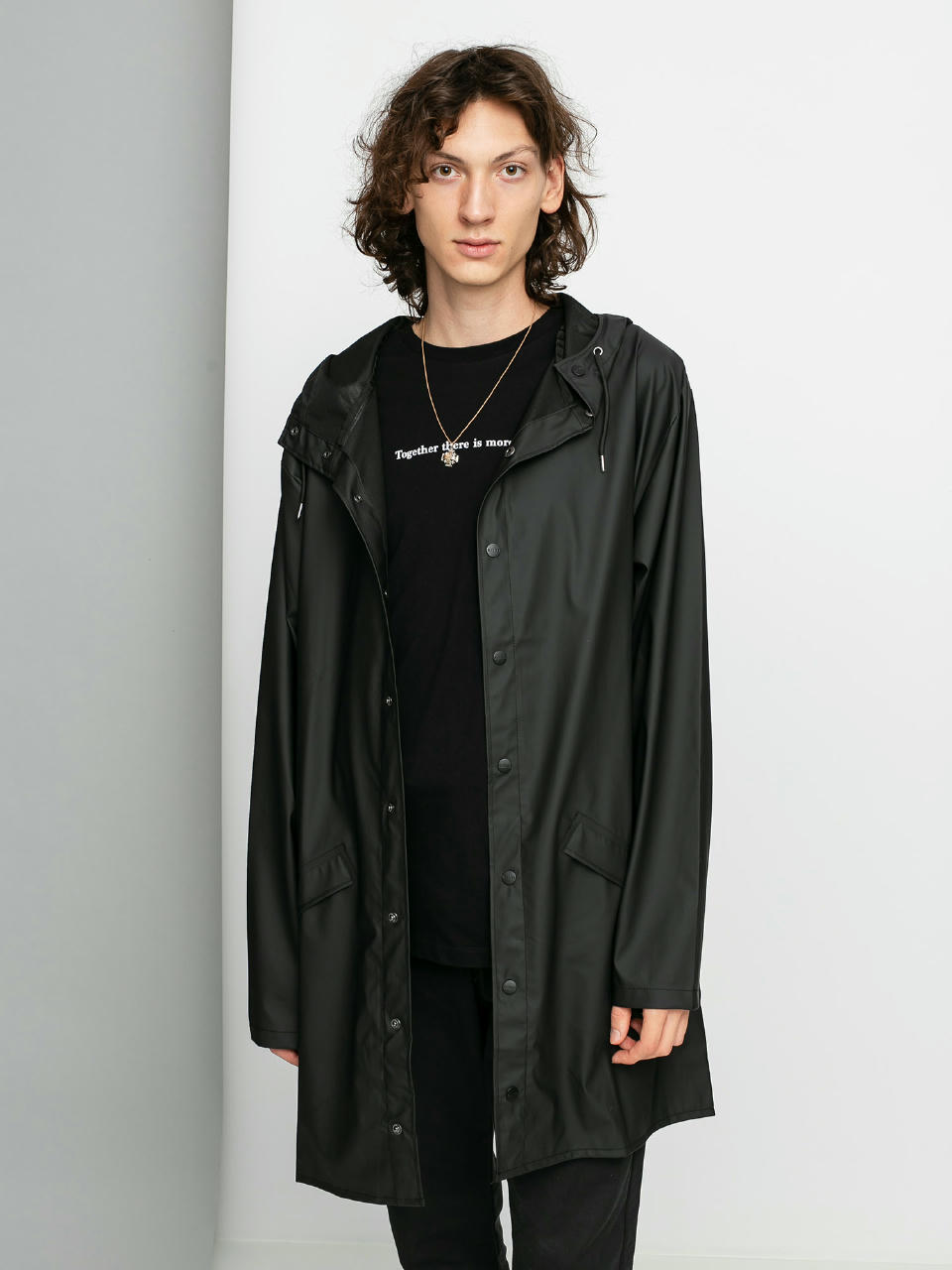 Kurtka Rains Long Jacket (black)