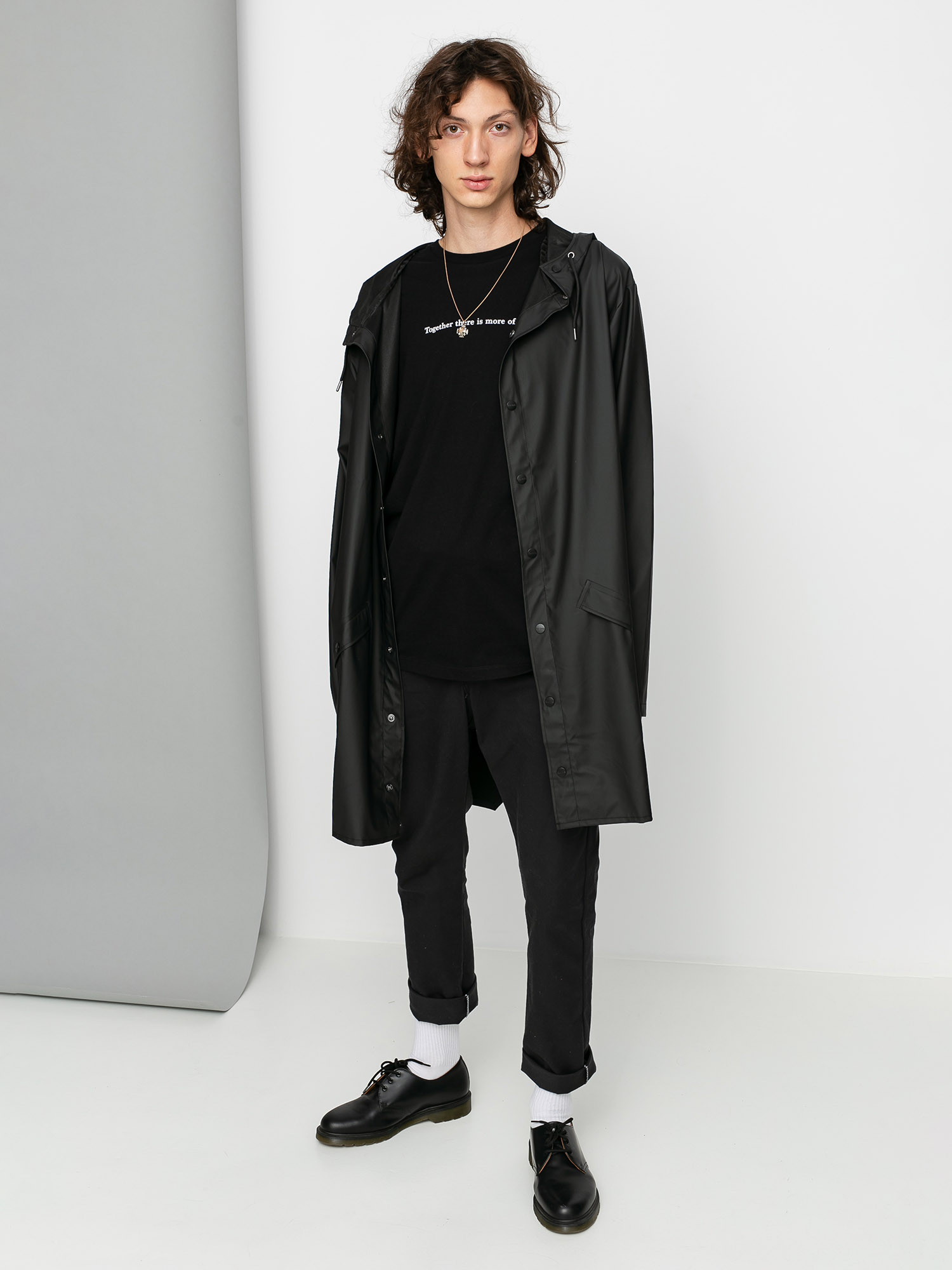 Kurtka Rains Long Jacket (black)