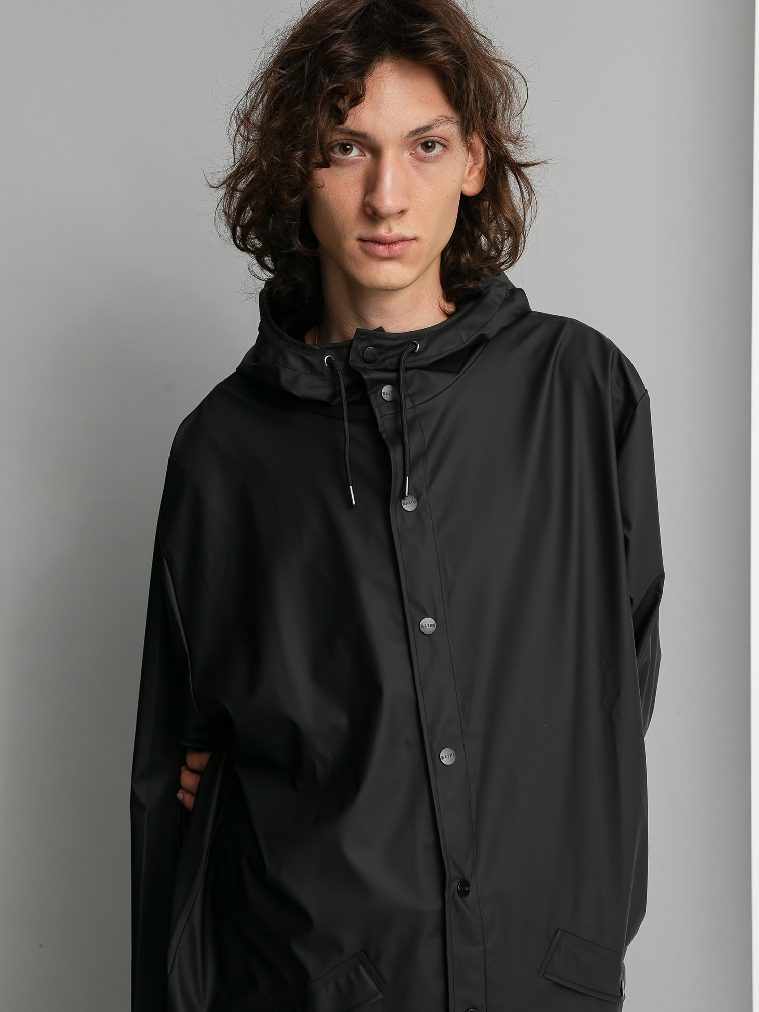 Kurtka Rains Long Jacket (black)