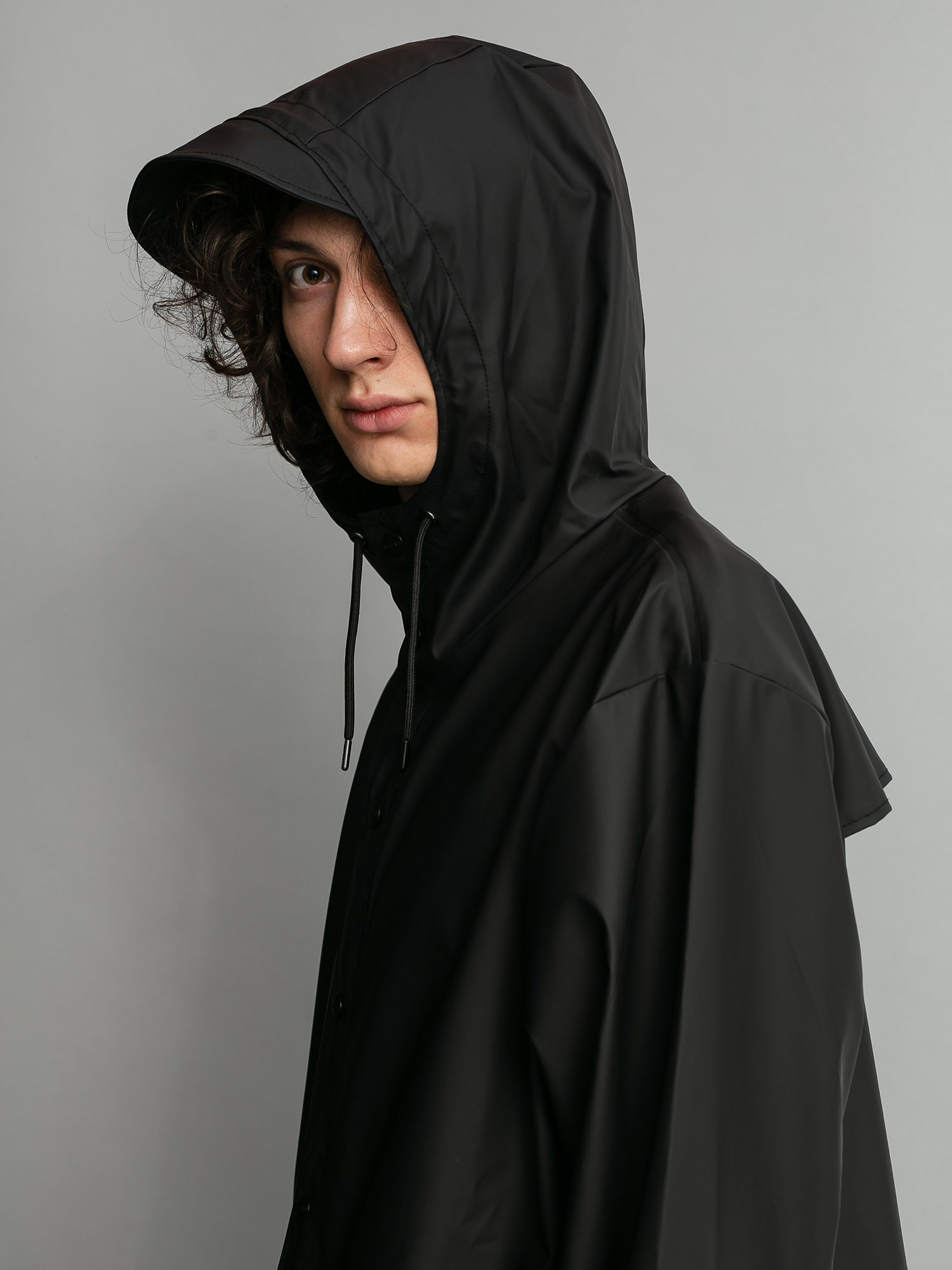 Kurtka Rains Long Jacket (black)