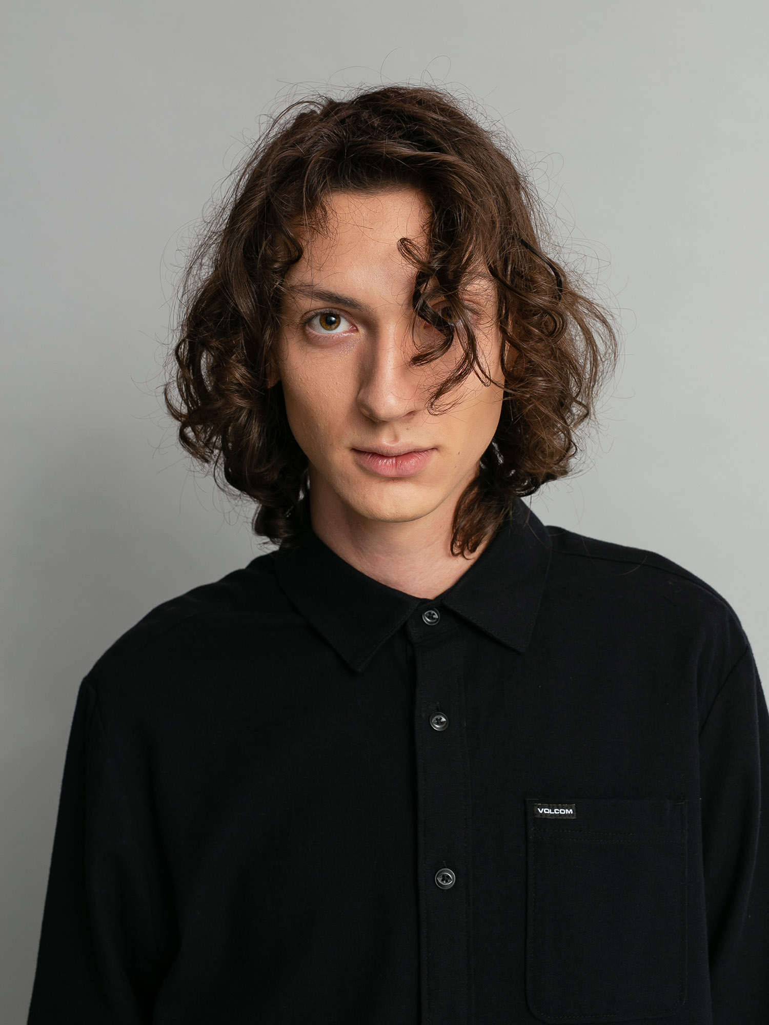 Koszula Volcom Caden Solid (black)