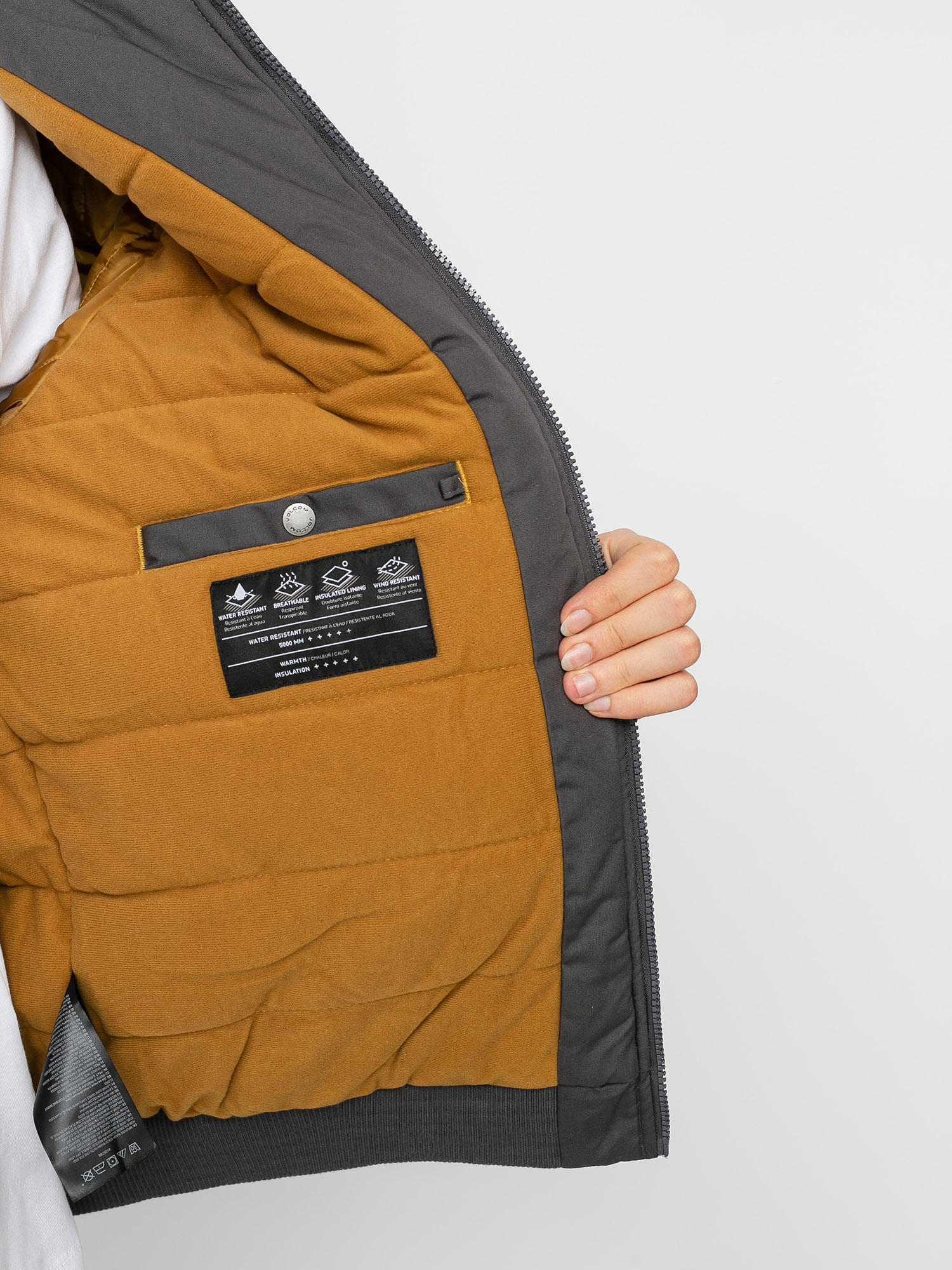 Kurtka Volcom Hernan 5K (dark charcoal)