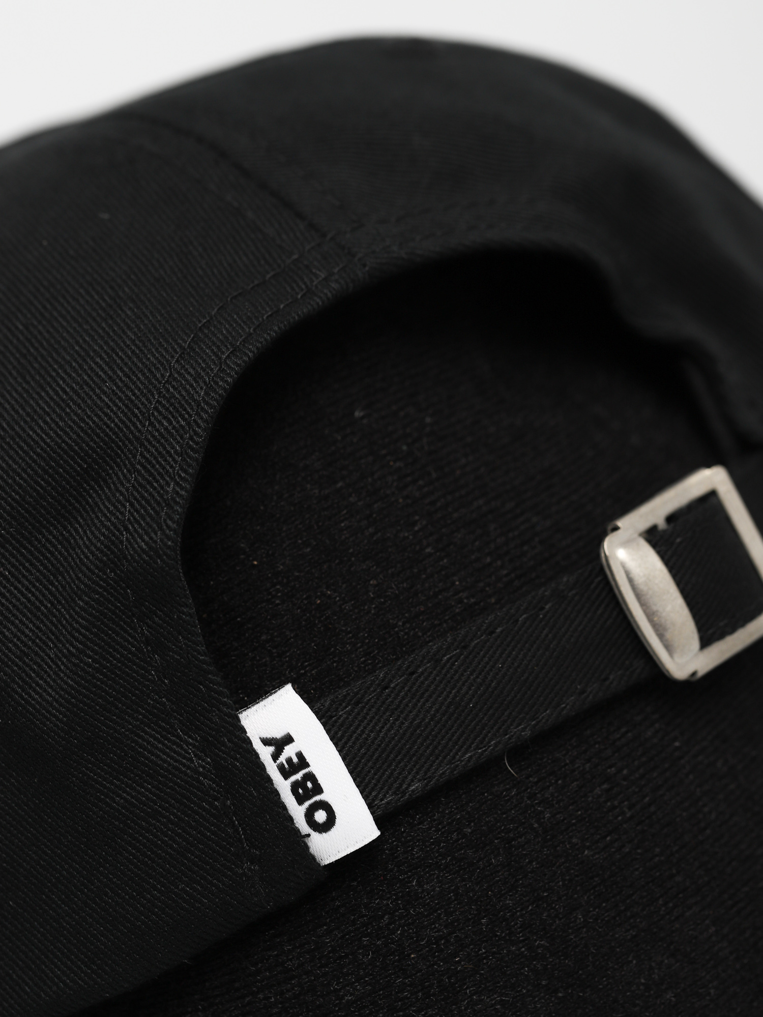 Czapka z daszkiem OBEY Icon label 6p ZD (black)