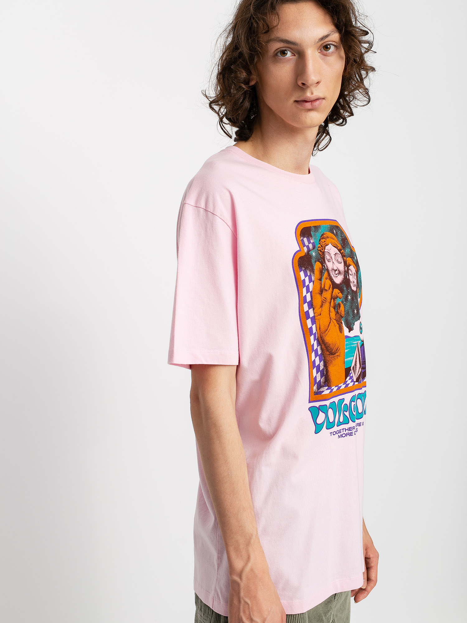 T-shirt Volcom Max Loeffler (snow pink)